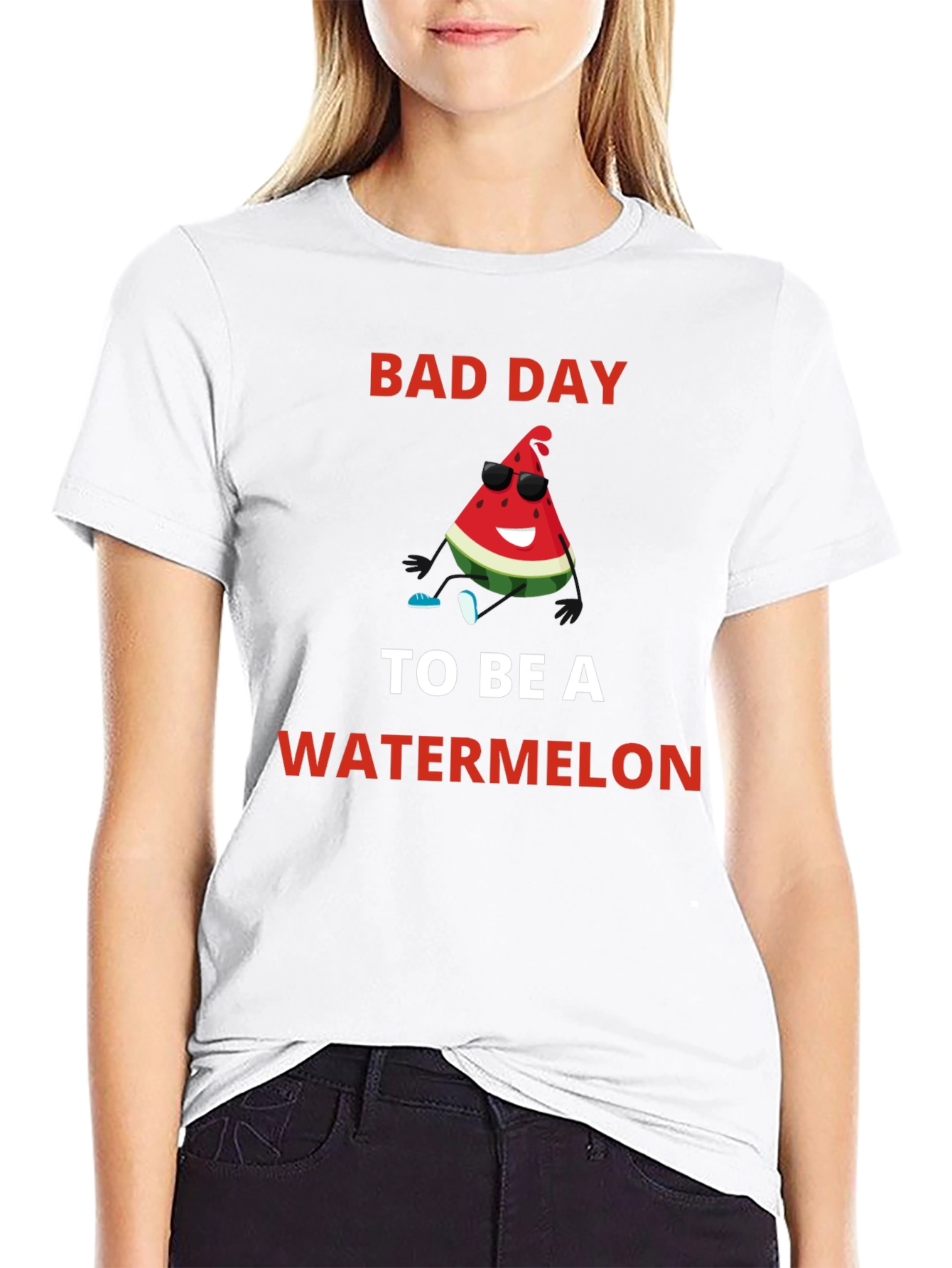 Bad Day To Be A Watermelon Graphic Tee