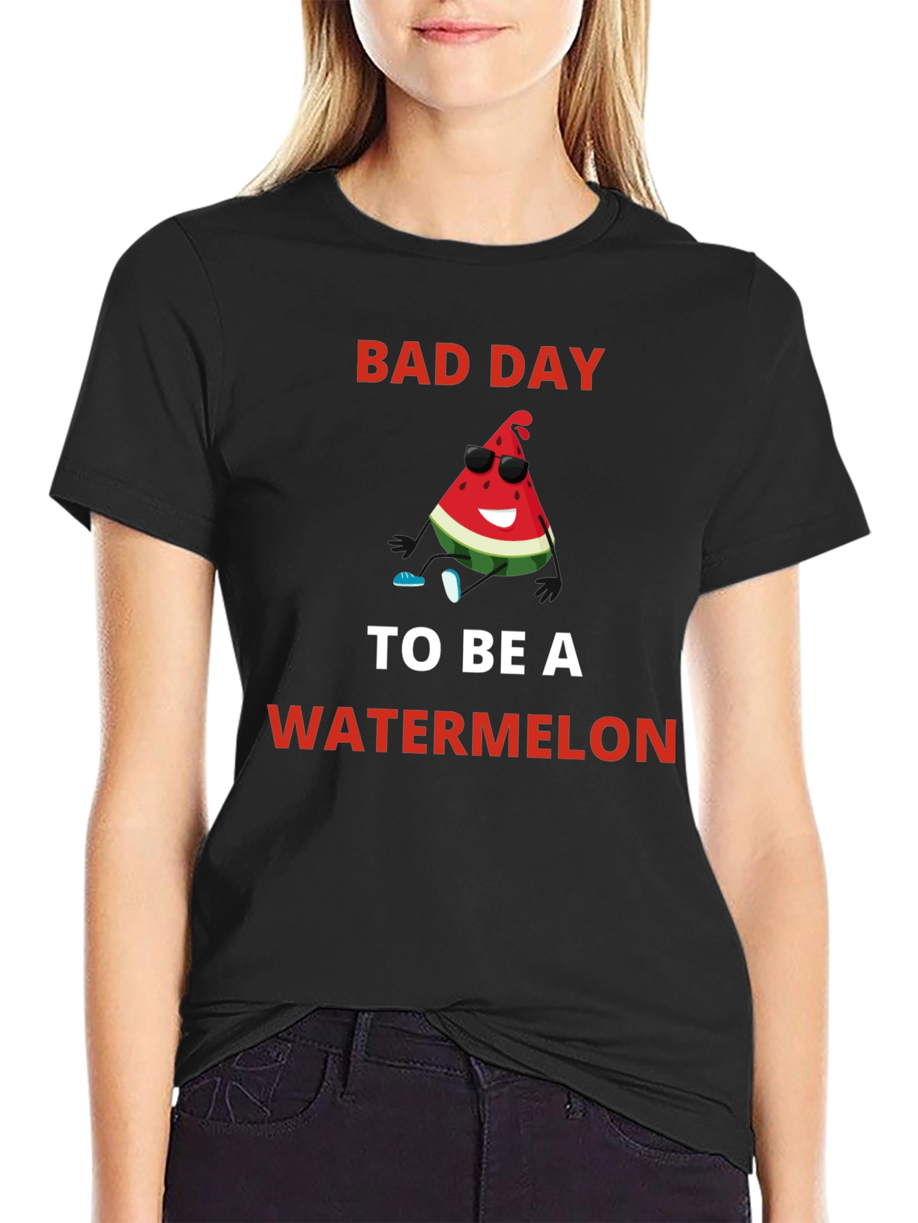 Bad Day To Be A Watermelon Graphic Tee