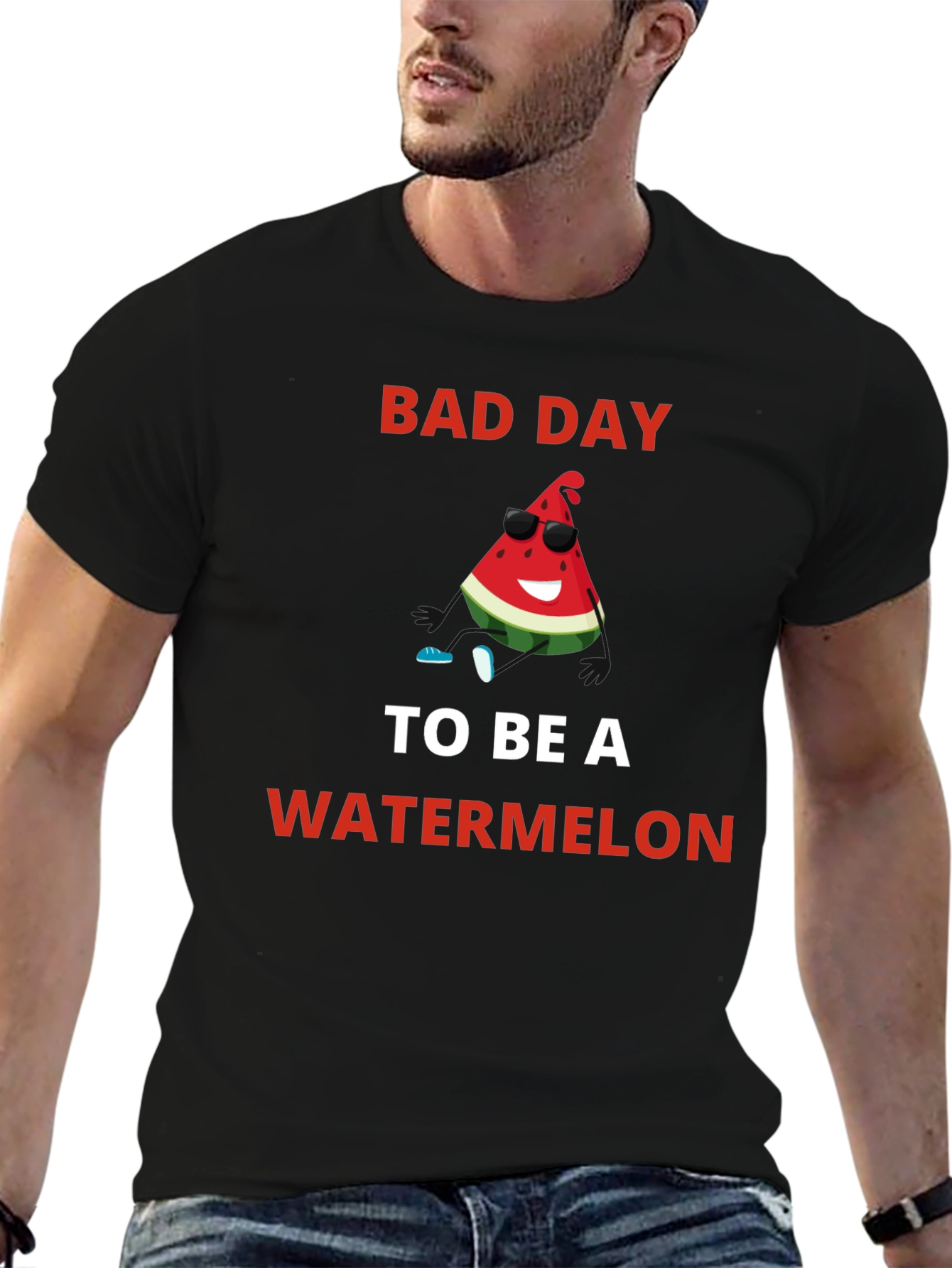 Bad Day To Be A Watermelon Graphic Tee