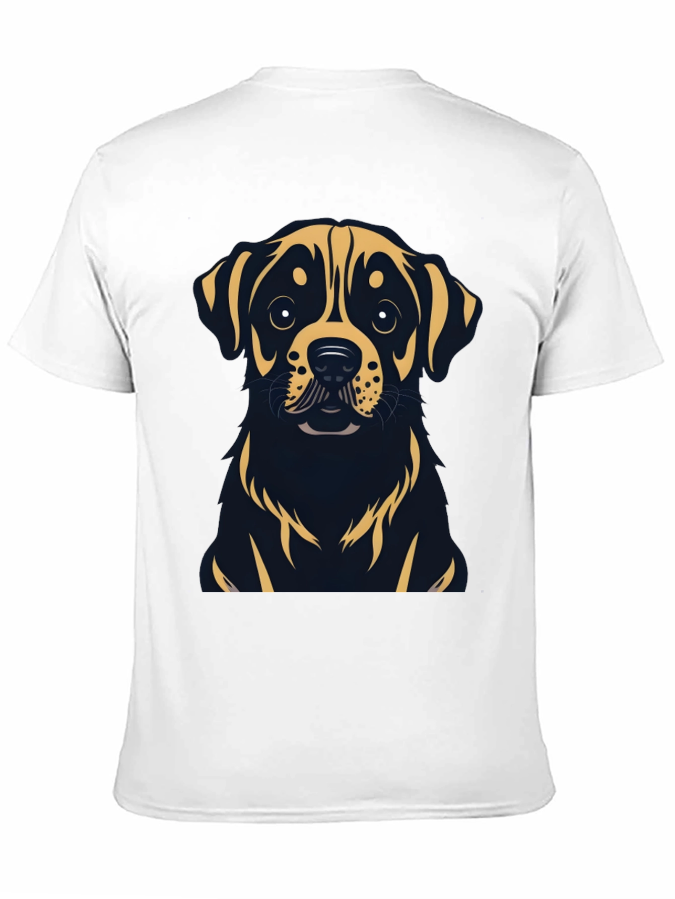 Rottweiler Dog Graphic T-Shirt - Black