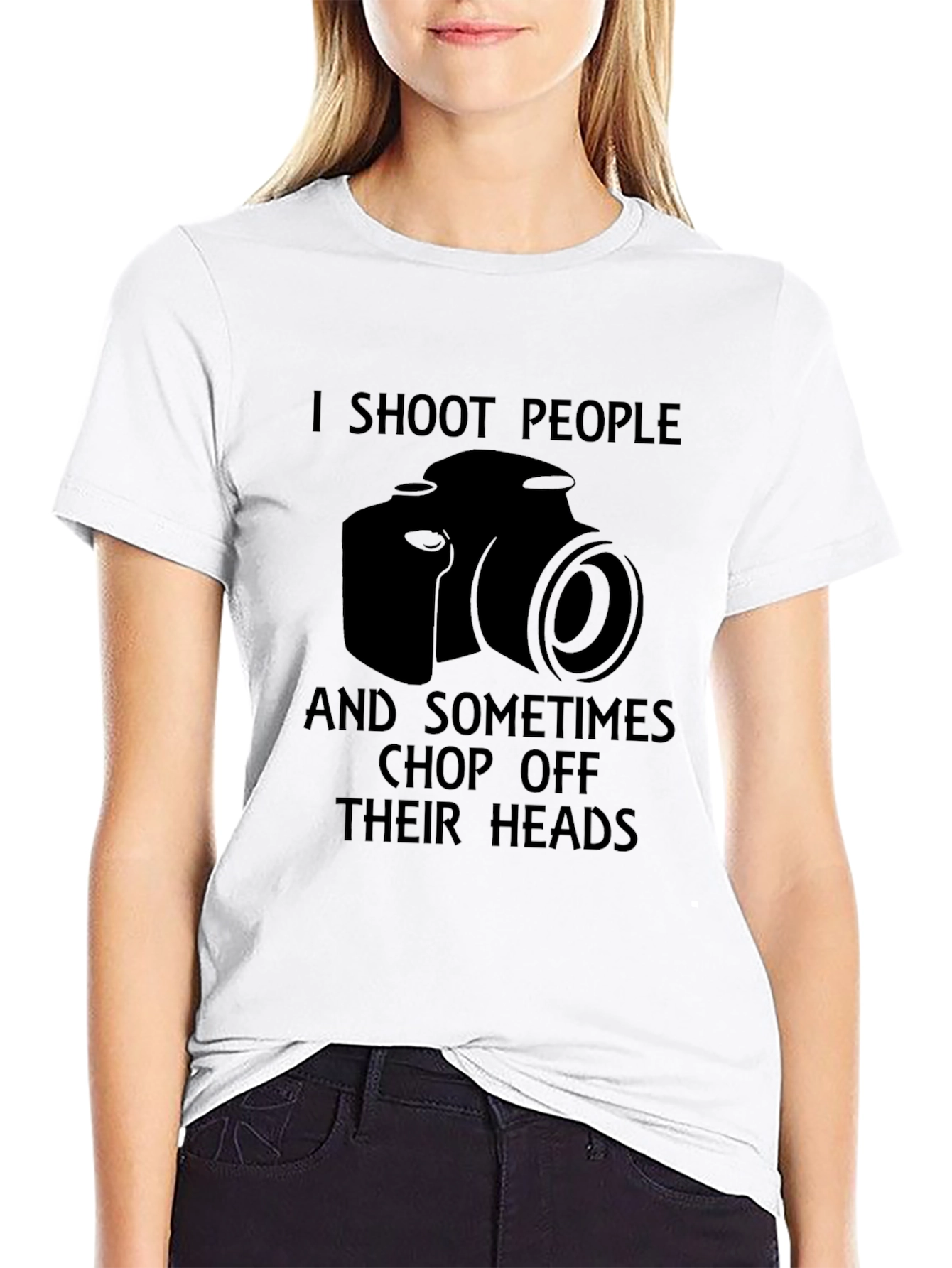 Funny Photography T-Shirt - I Shoot People Tee