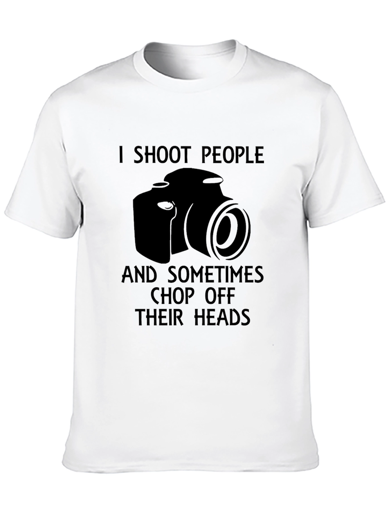 Funny Photography T-Shirt - I Shoot People Tee