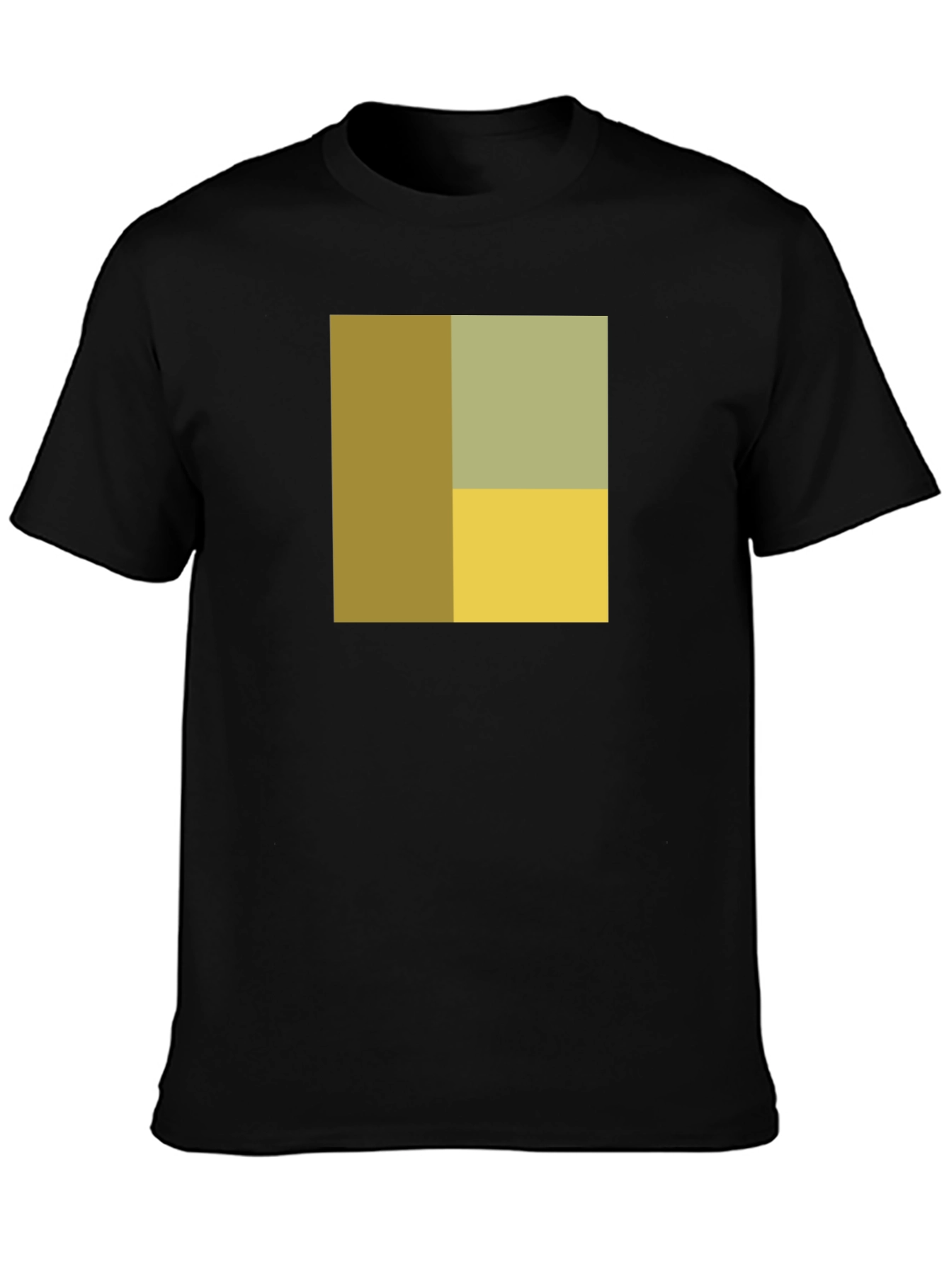 Abstract Block Print Tee - Soft Cotton Blend