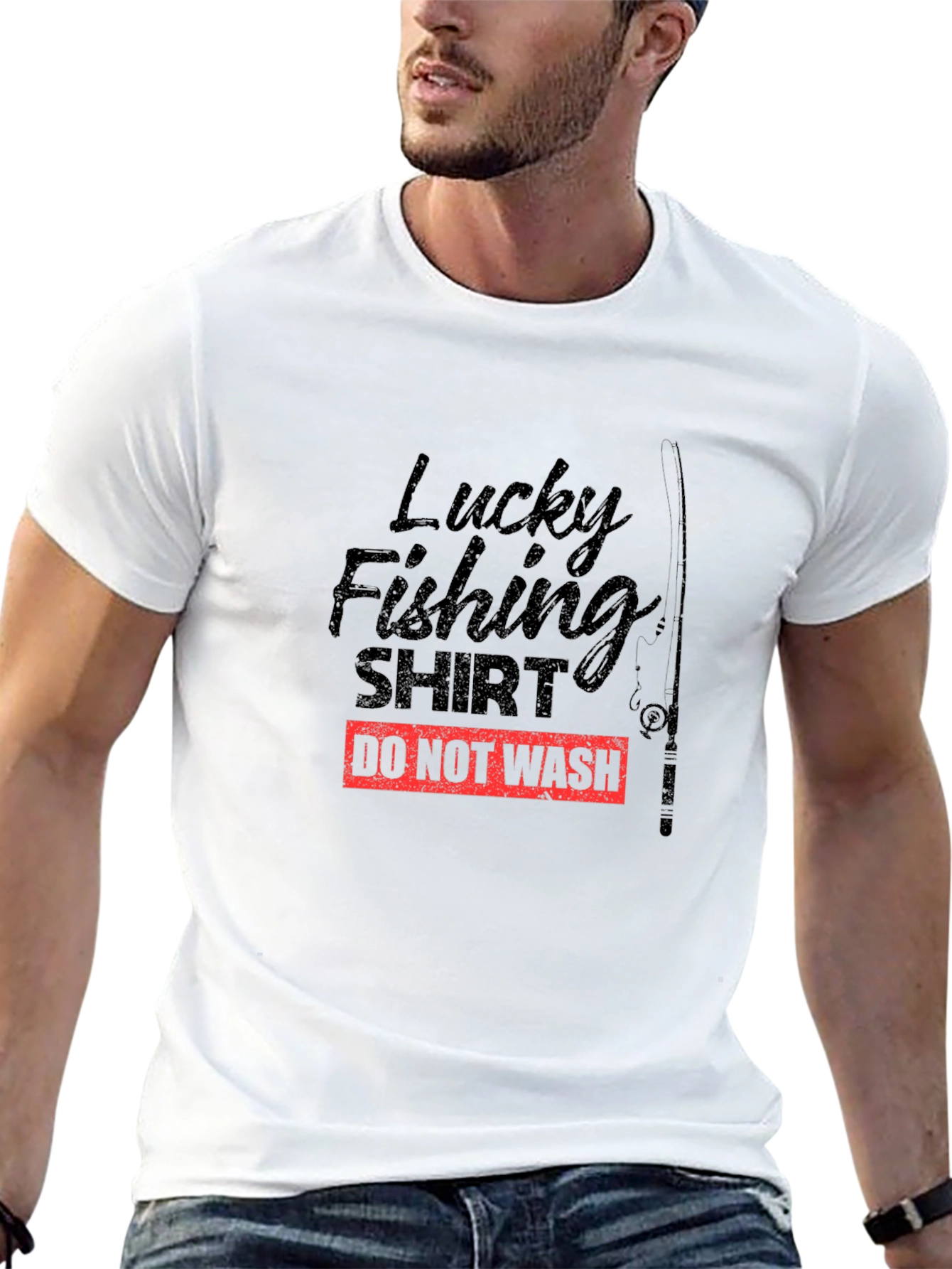 Lucky Fishing Shirt - Mens Graphic Tee