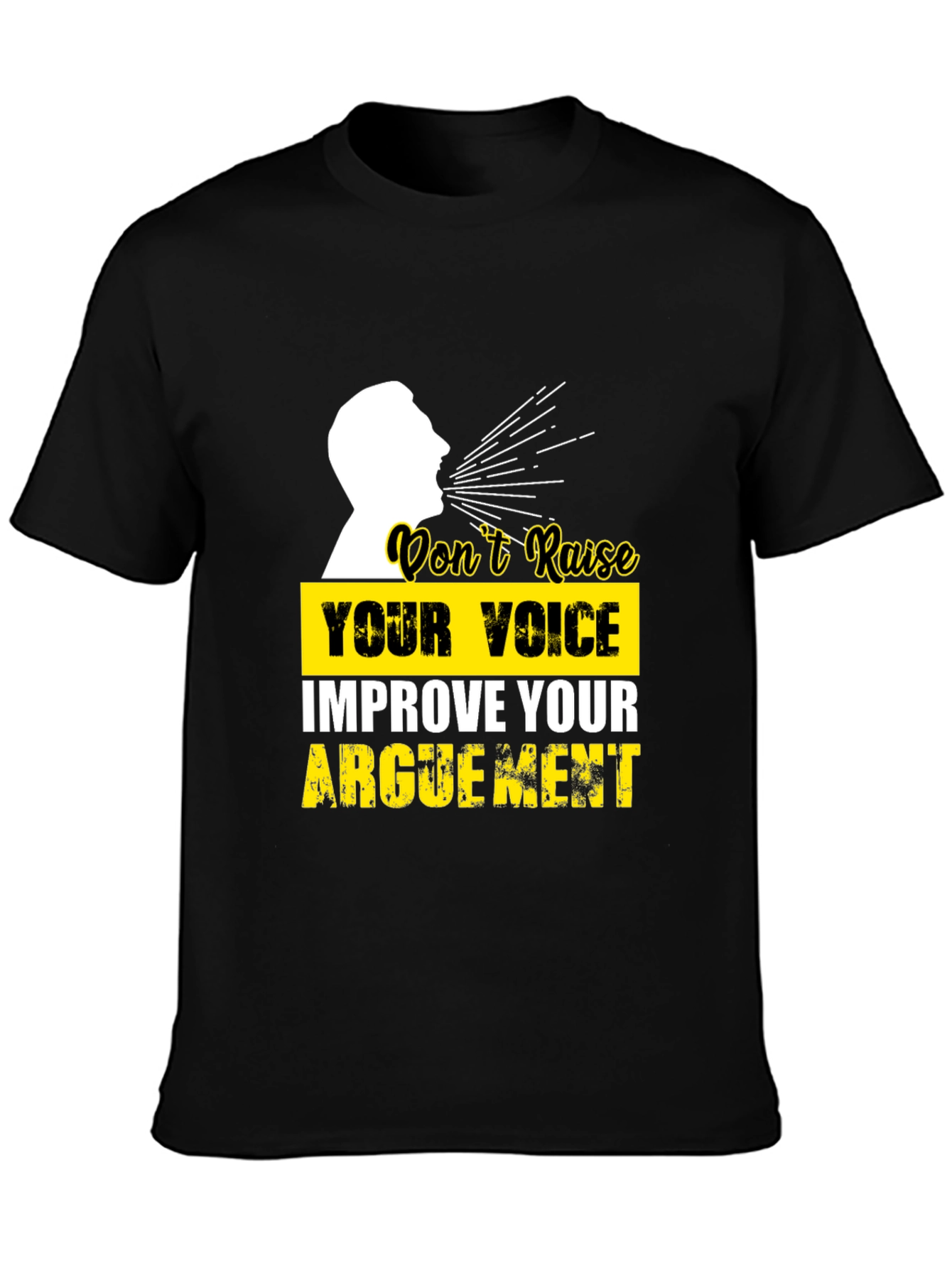 Improve Your Argument Graphic Tee - Mens Black T-Shirt