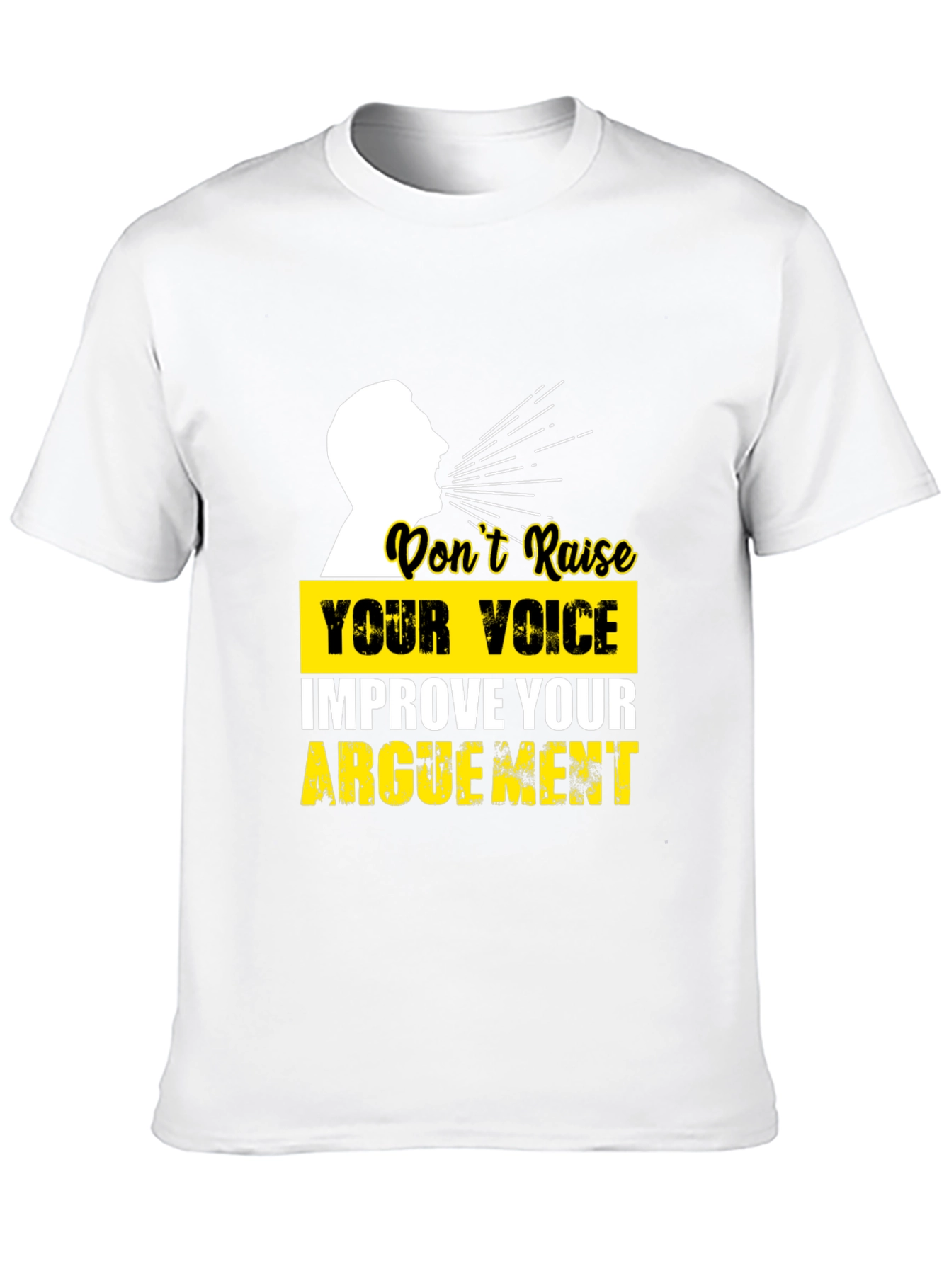 Improve Your Argument Graphic Tee - Mens Black T-Shirt