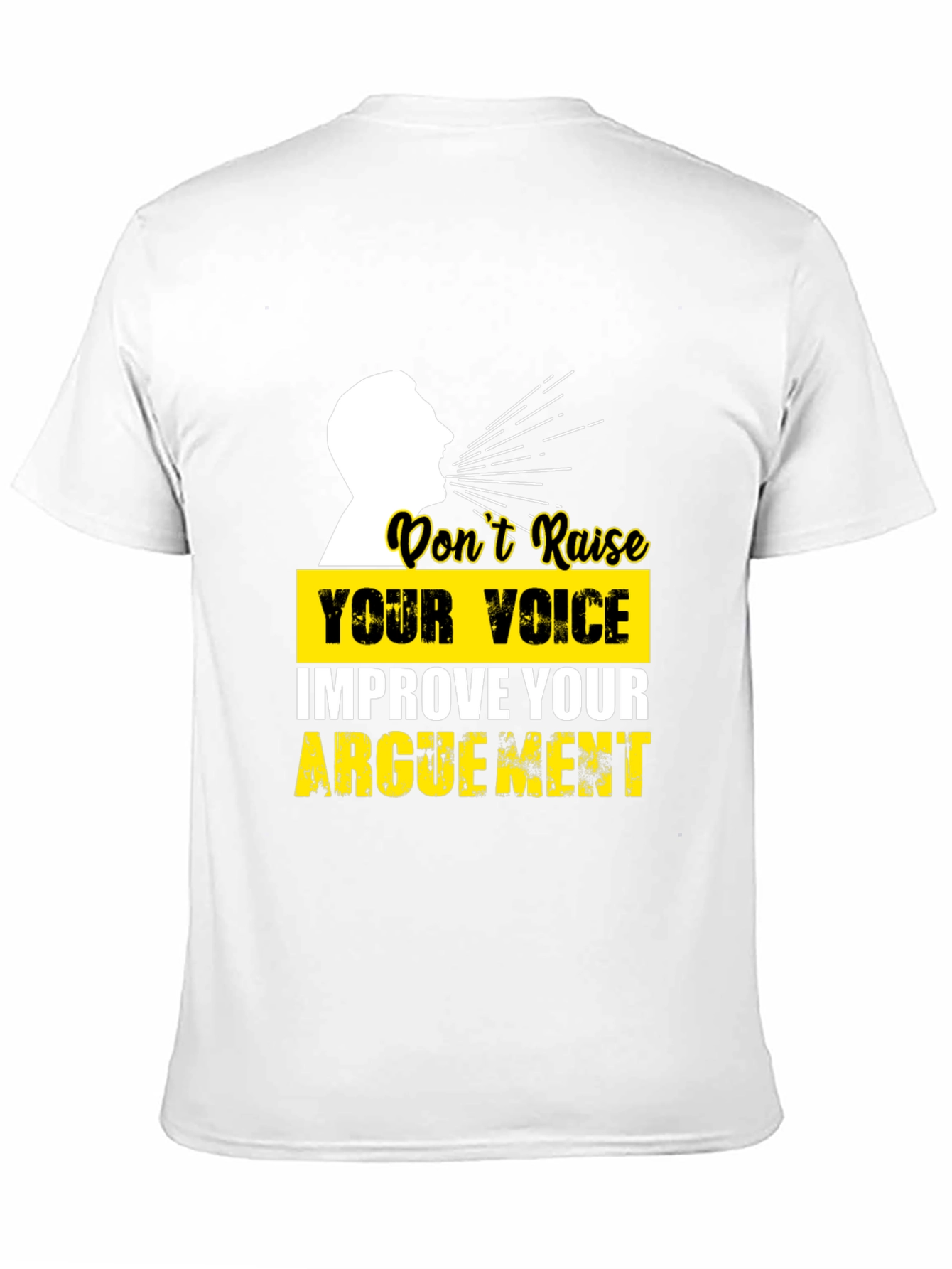Improve Your Argument Graphic Tee - Mens Black T-Shirt