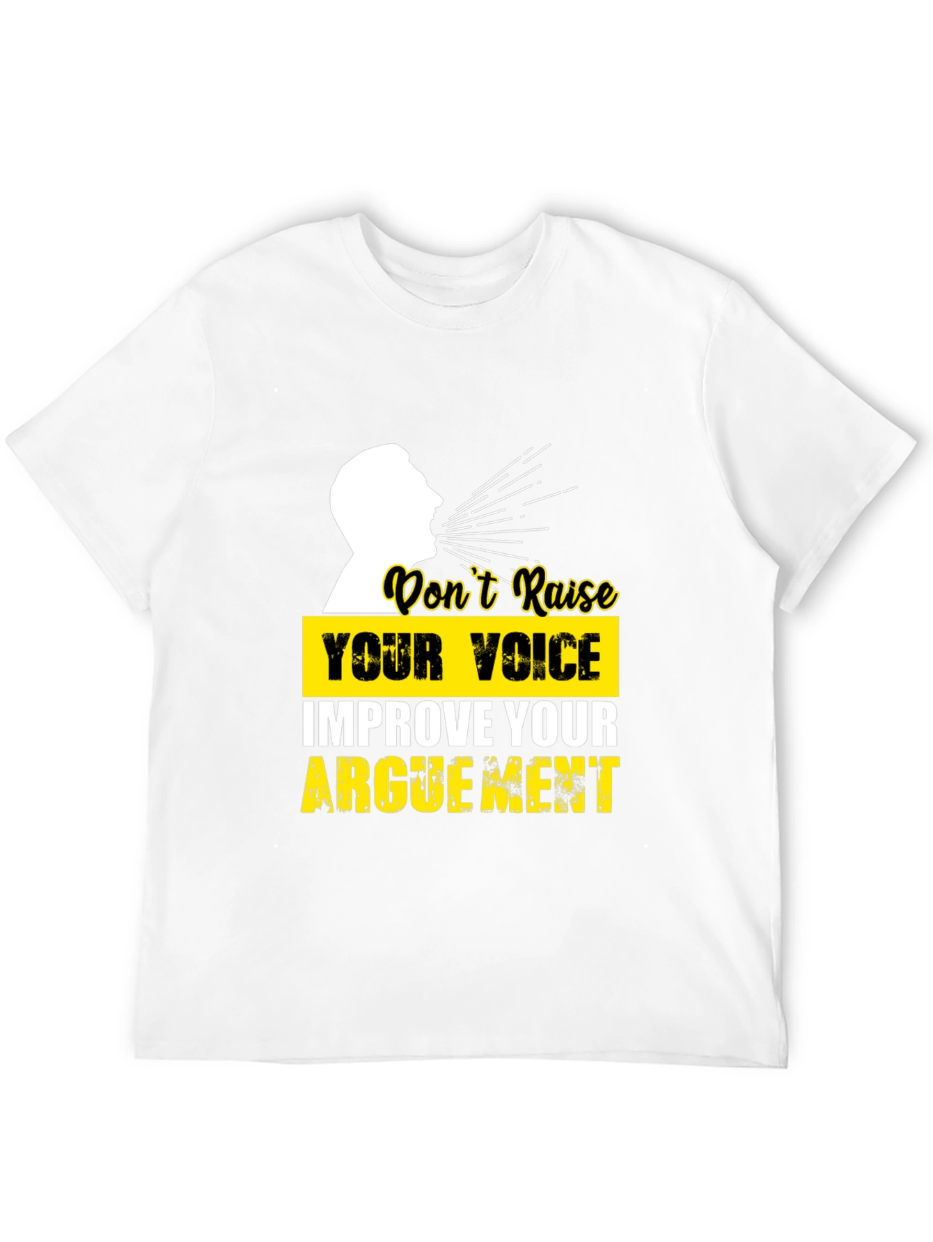Improve Your Argument Graphic Tee - Mens Black T-Shirt