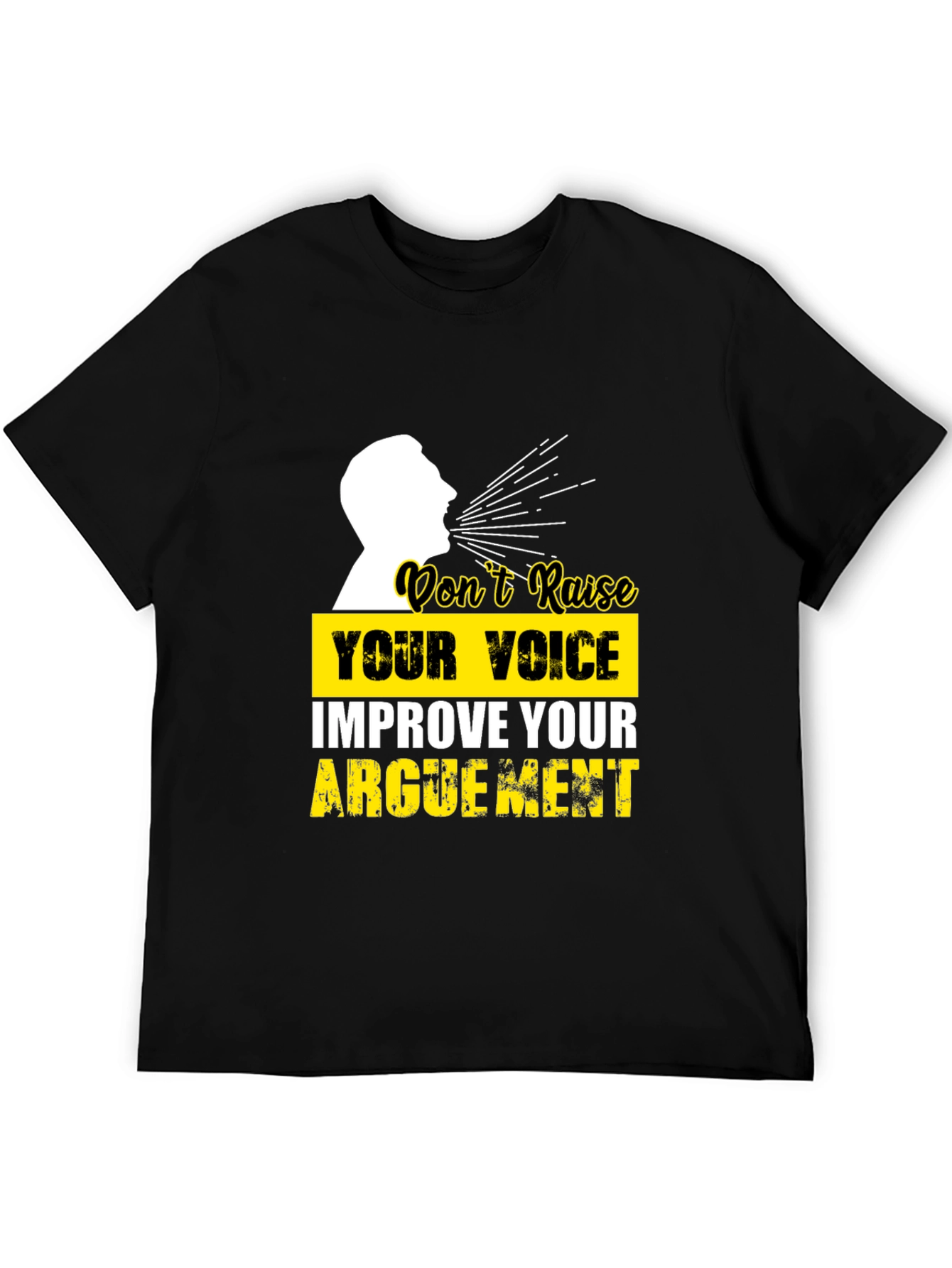 Improve Your Argument Graphic Tee - Mens Black T-Shirt