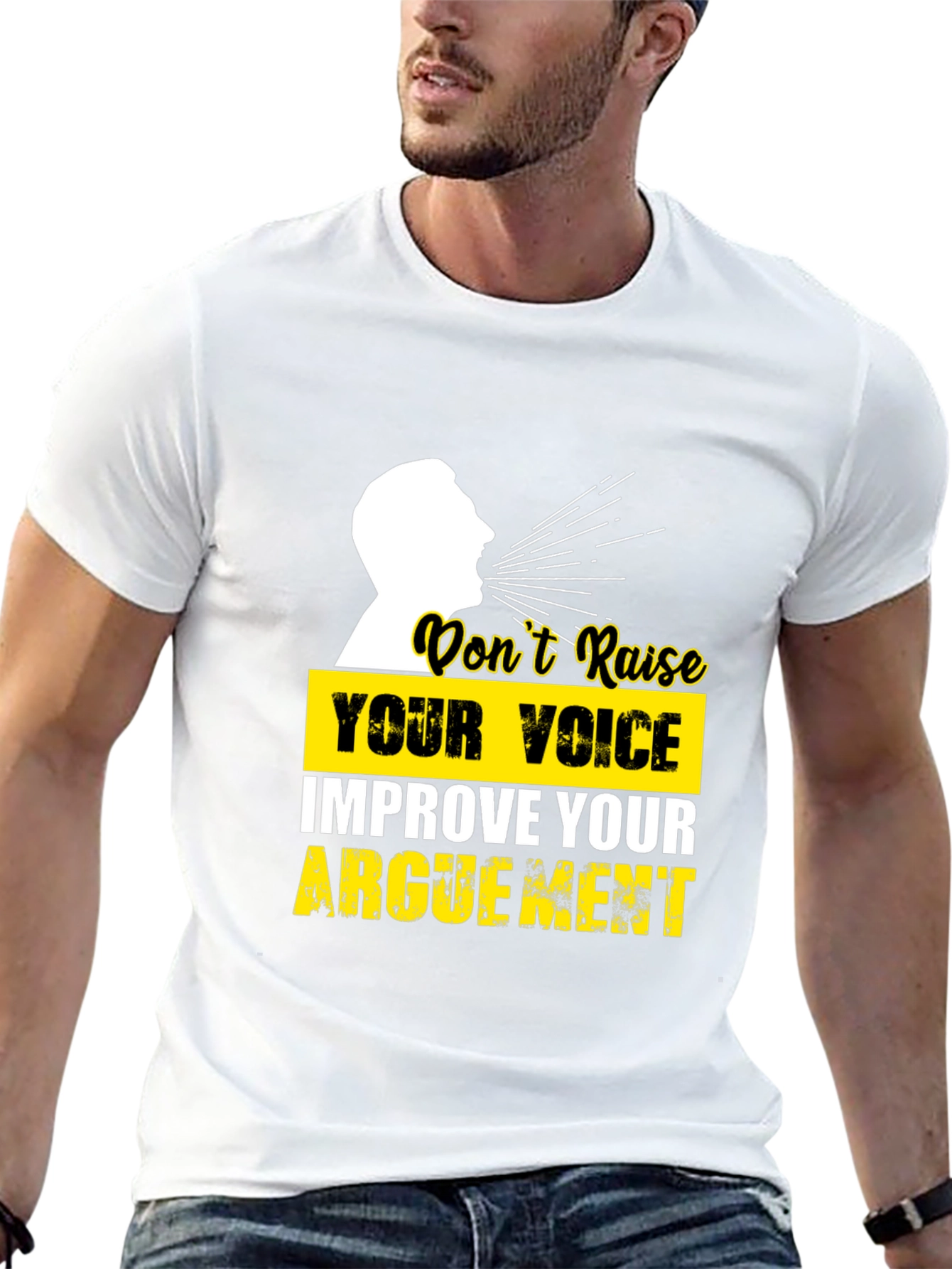 Improve Your Argument Graphic Tee - Mens Black T-Shirt