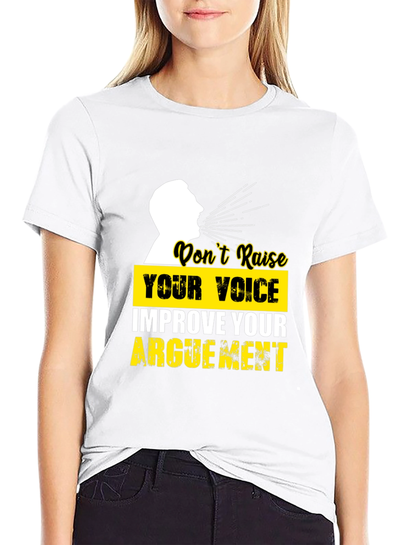 Improve Your Argument Graphic Tee - Mens Black T-Shirt