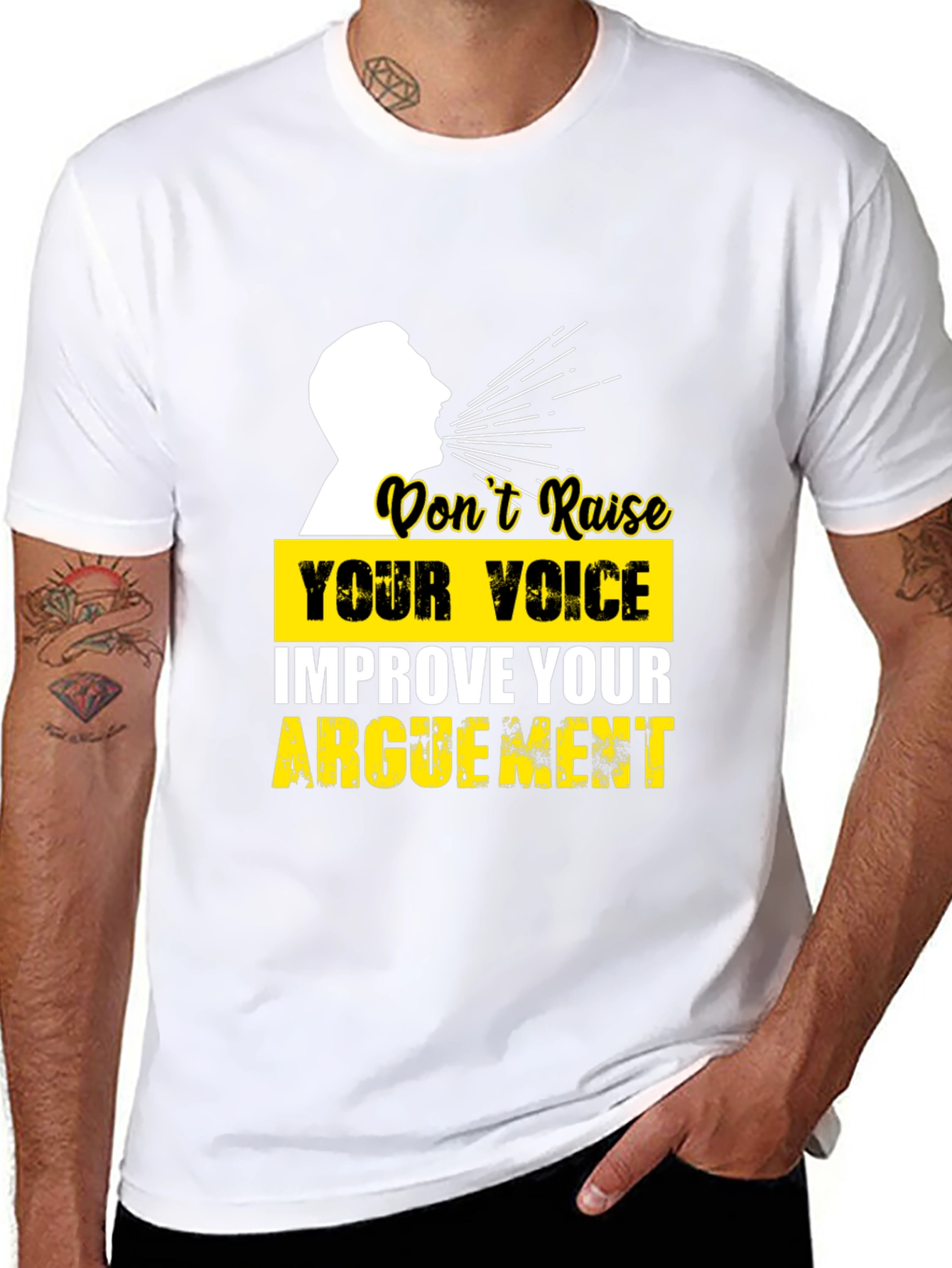 Improve Your Argument Graphic Tee - Mens Black T-Shirt