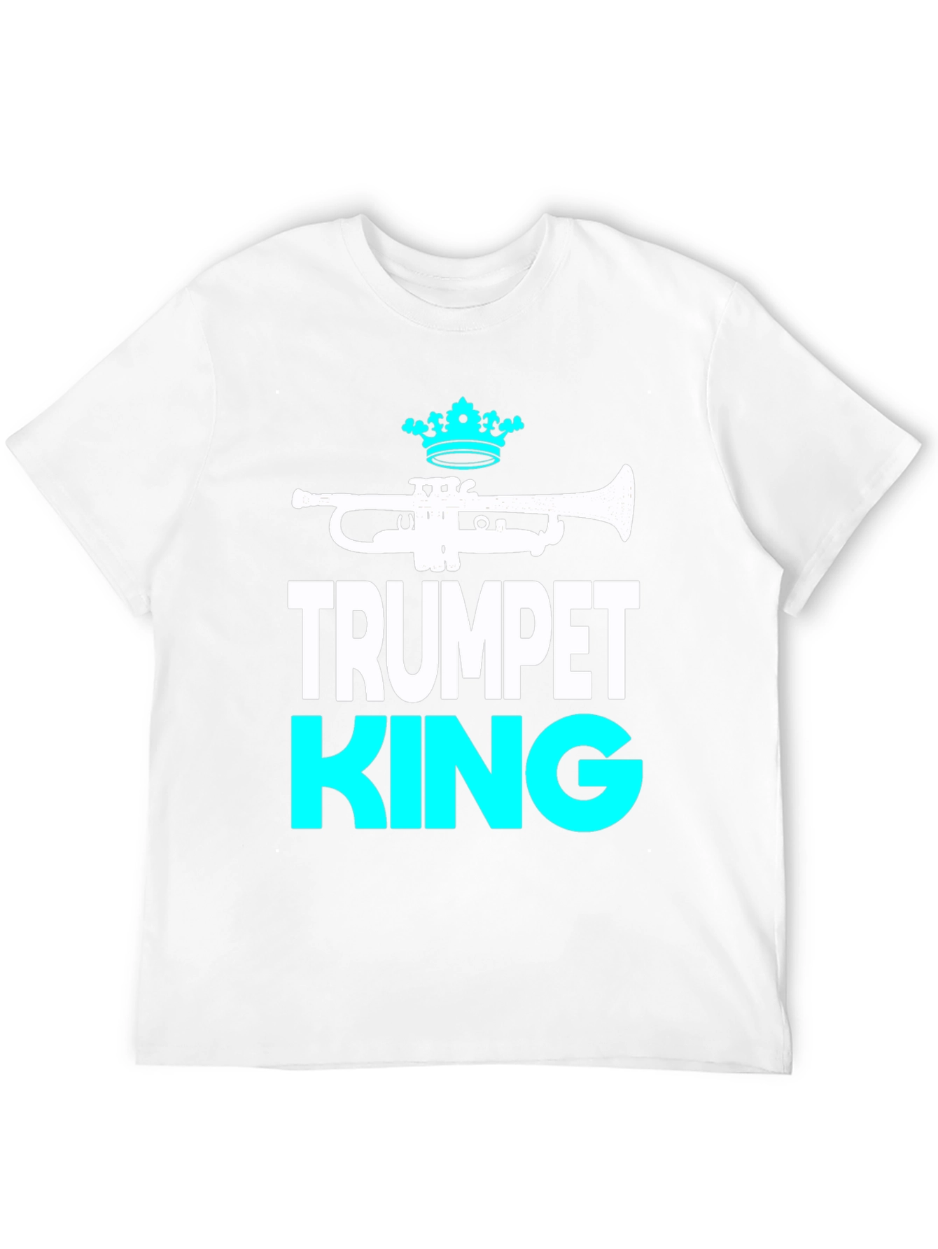 Trumpet King Graphic Tee - Music Lover T-Shirt
