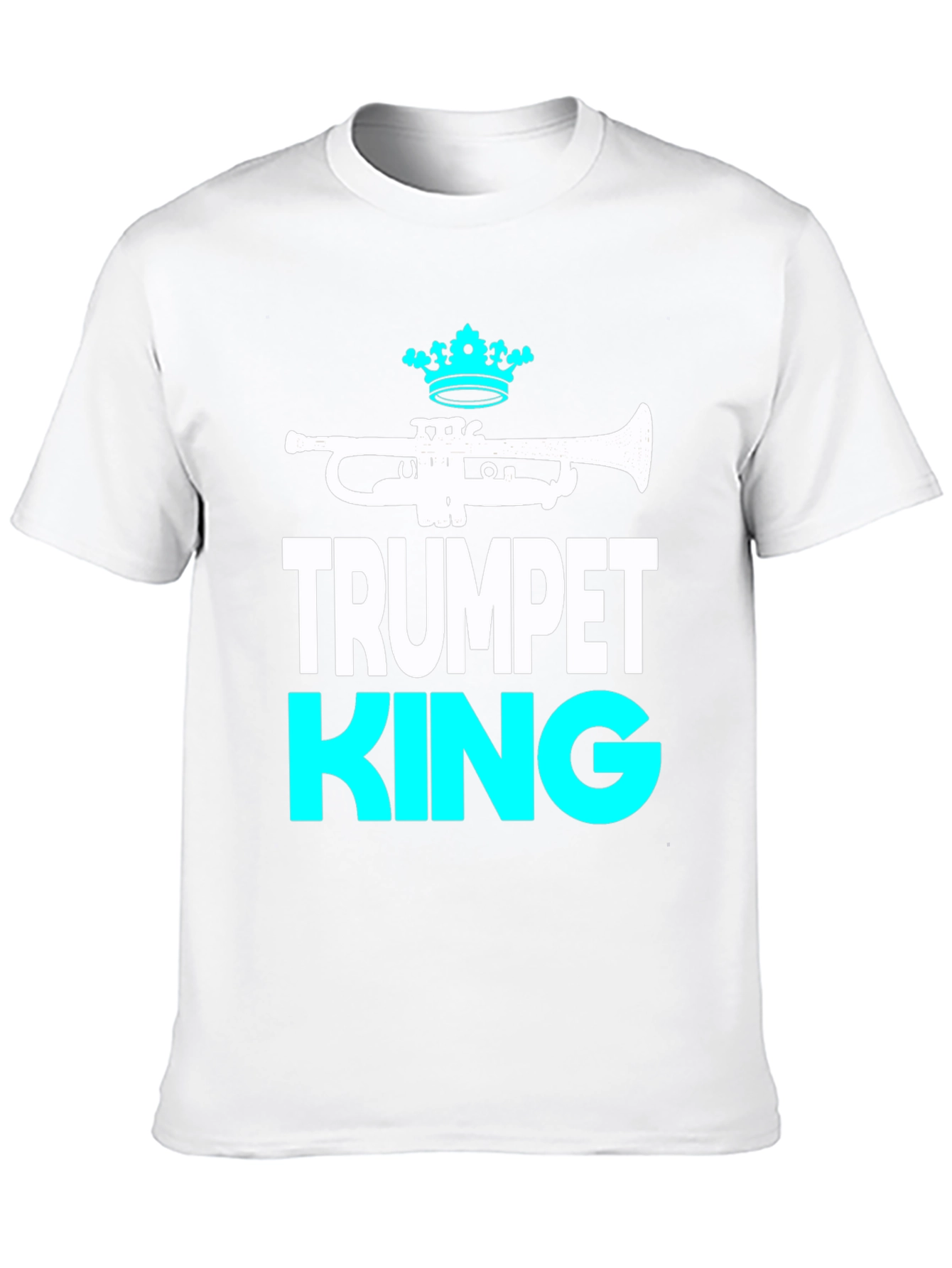 Trumpet King Graphic Tee - Music Lover T-Shirt