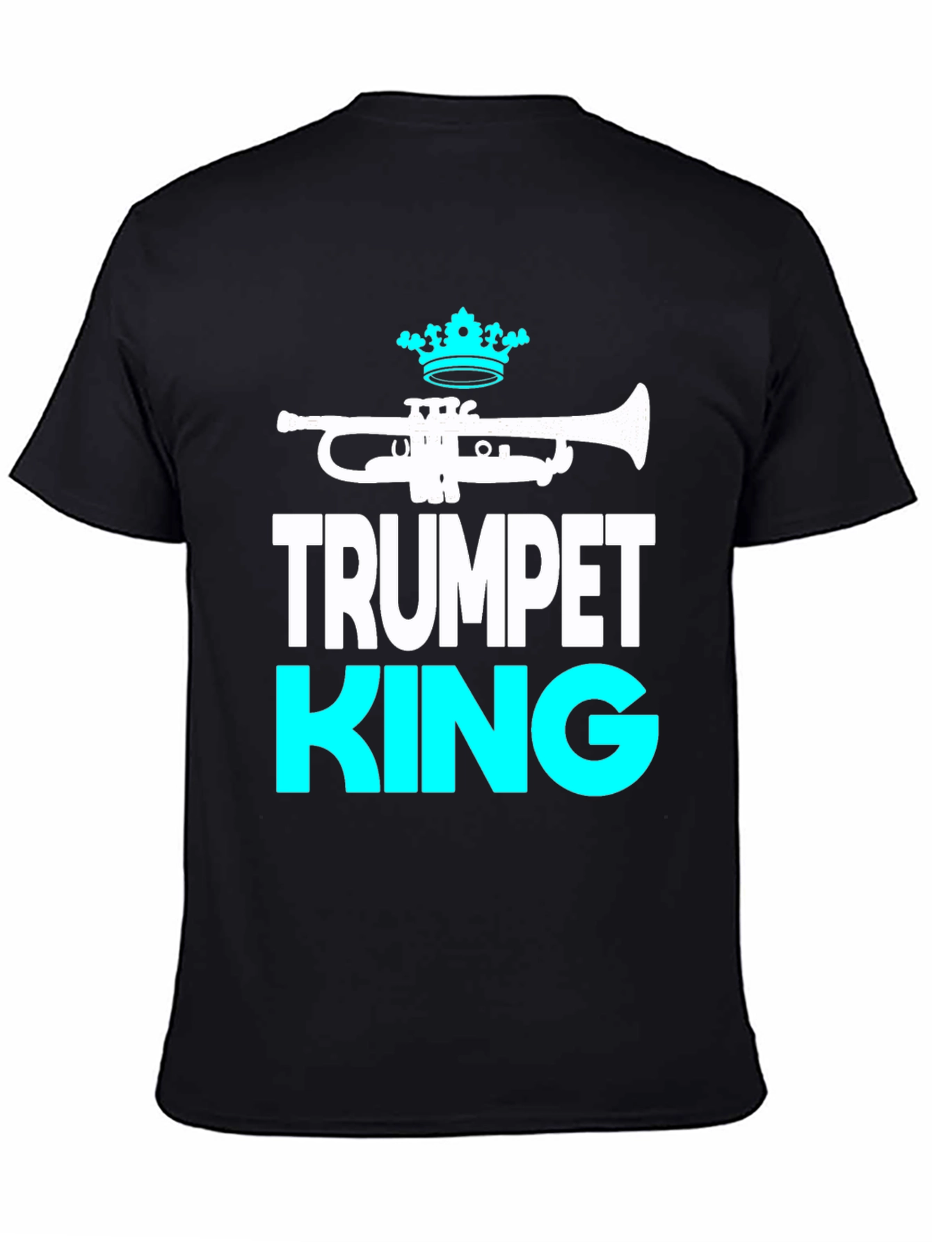 Trumpet King Graphic Tee - Music Lover T-Shirt