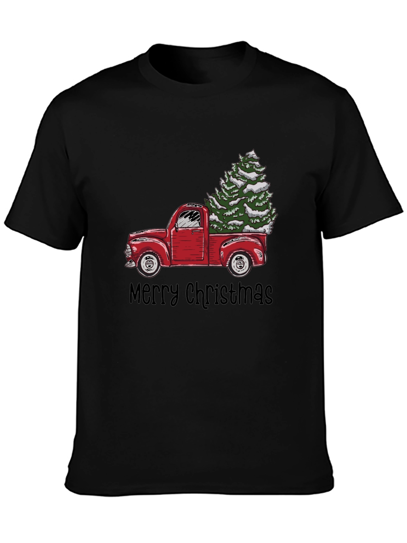 Merry Christmas Truck Tee