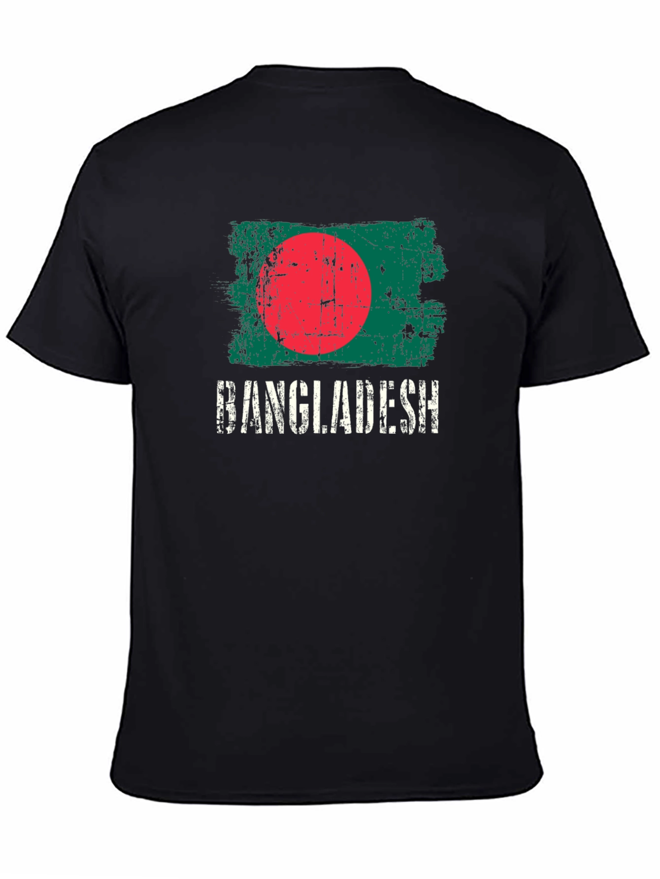 Bangladesh Flag T-Shirt - Grunge Style