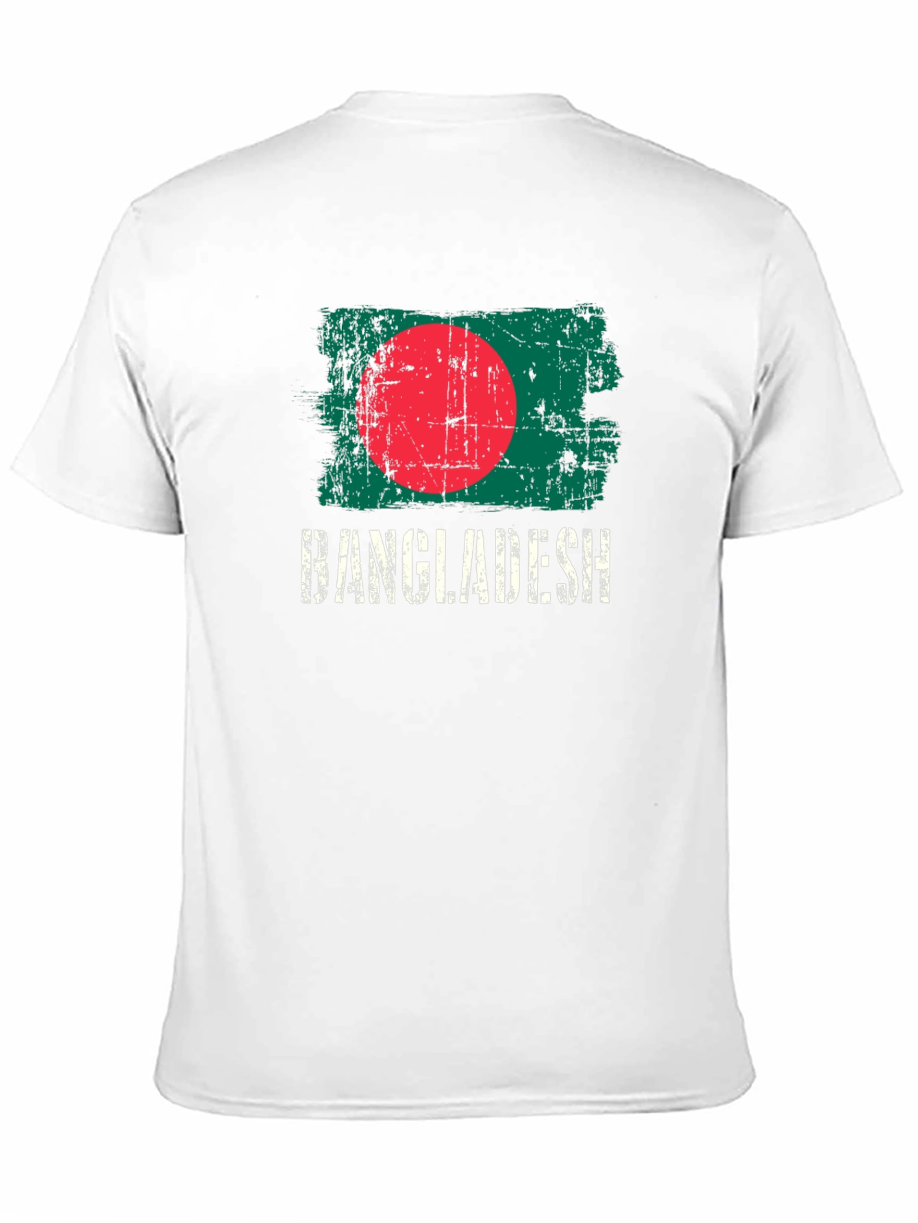 Bangladesh Flag T-Shirt - Grunge Style
