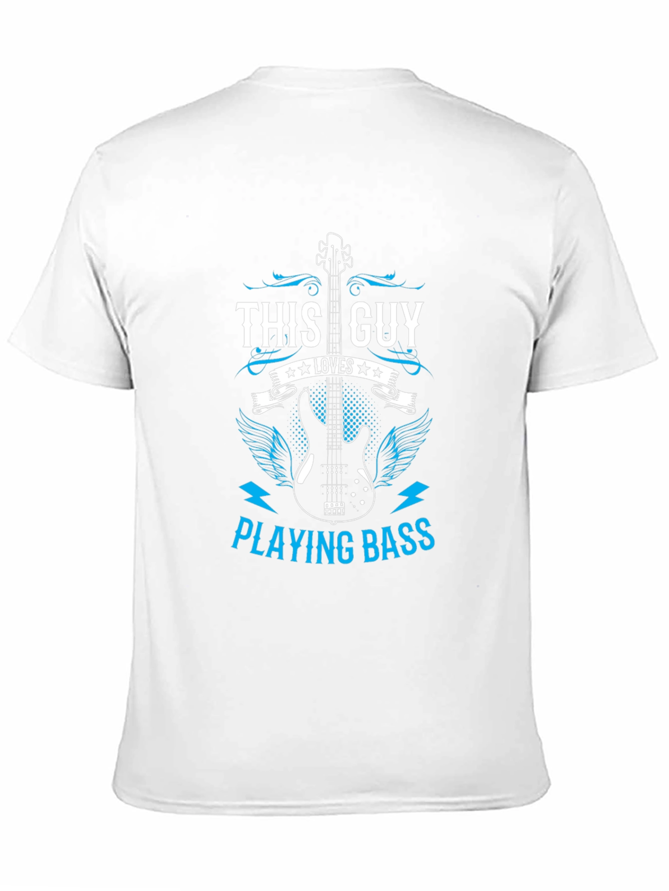 This Guy Loves Playing Bass T-Shirt Music Lover Tee