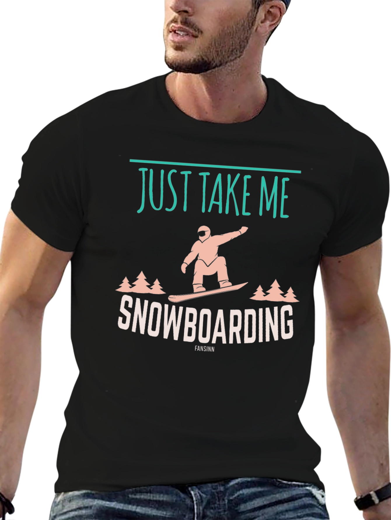 Just Take Me Snowboarding Graphic Tee