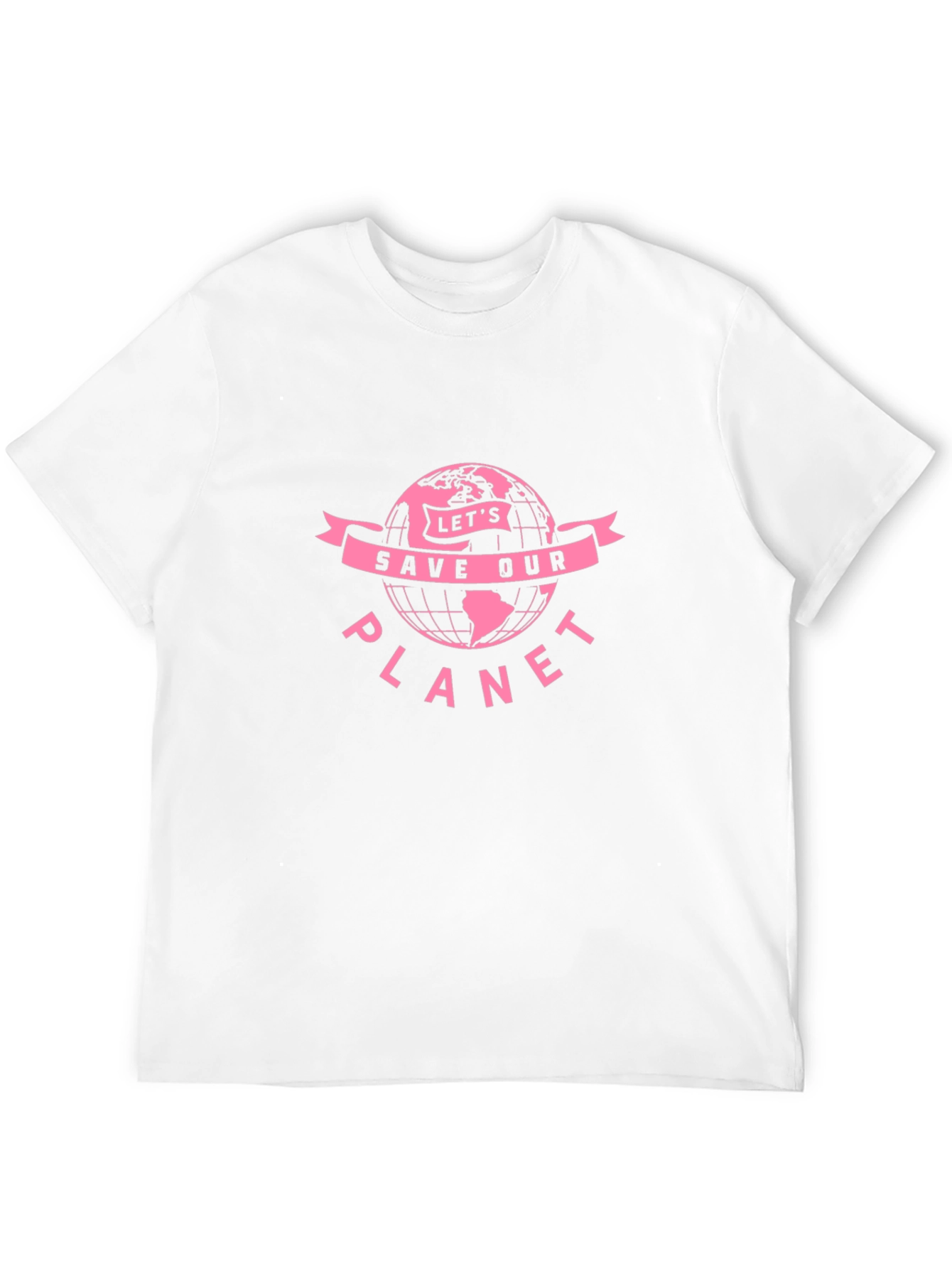 Lets Save Our Planet Graphic Tee - Black