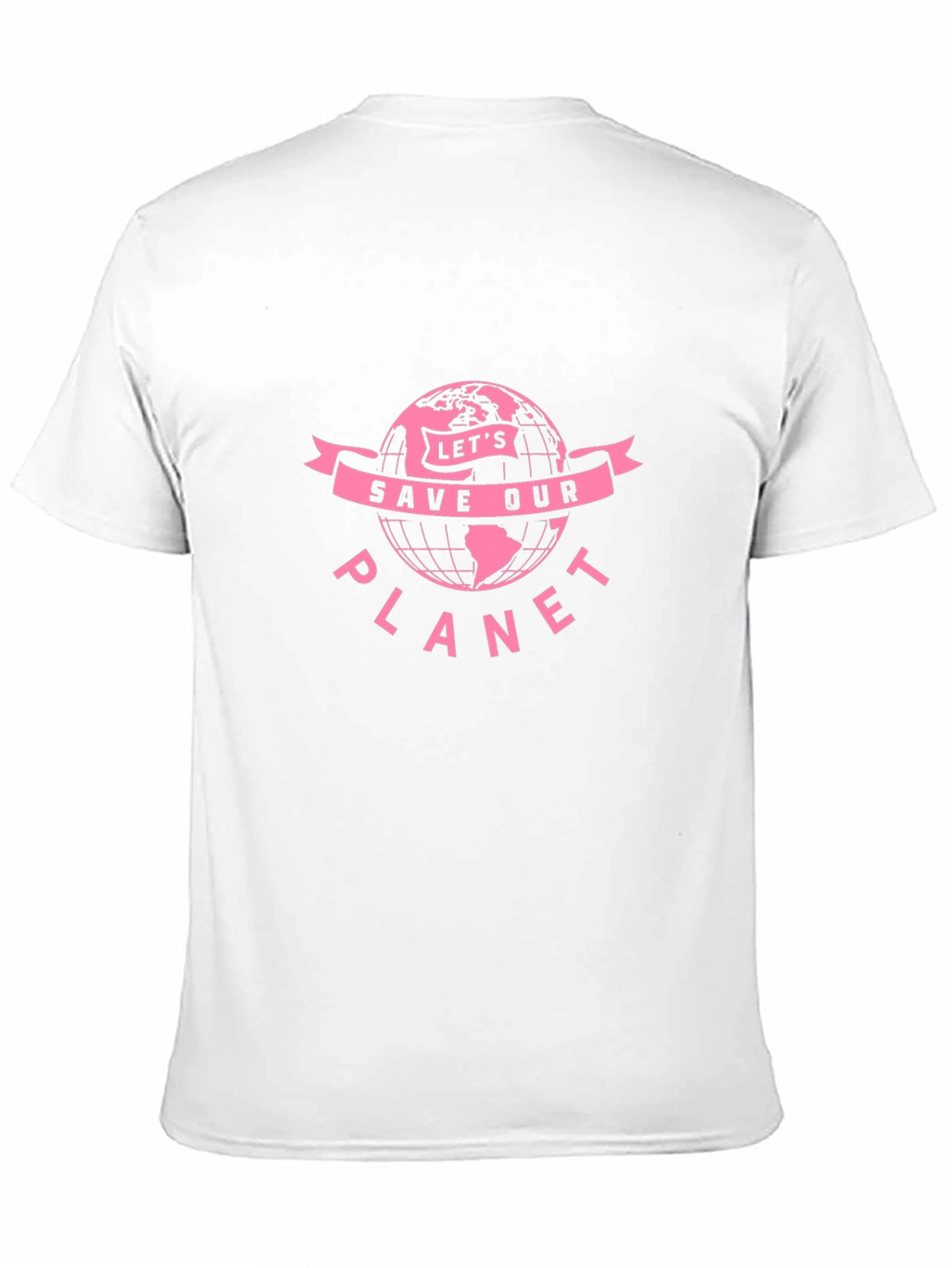Lets Save Our Planet Graphic Tee - Black