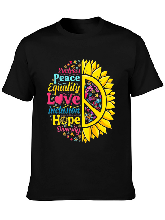 Kindness Peace Love Graphic T-Shirt