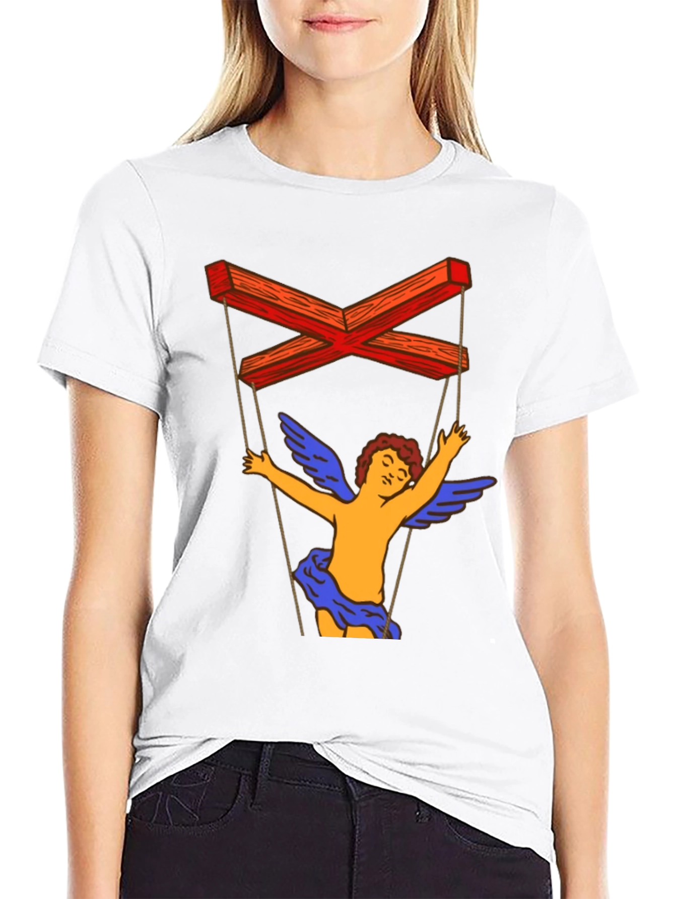 Puppet Angel Graphic T-Shirt - Unique Design