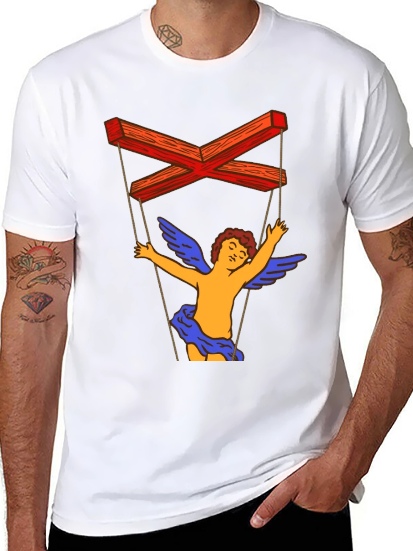 Puppet Angel Graphic T-Shirt - Unique Design