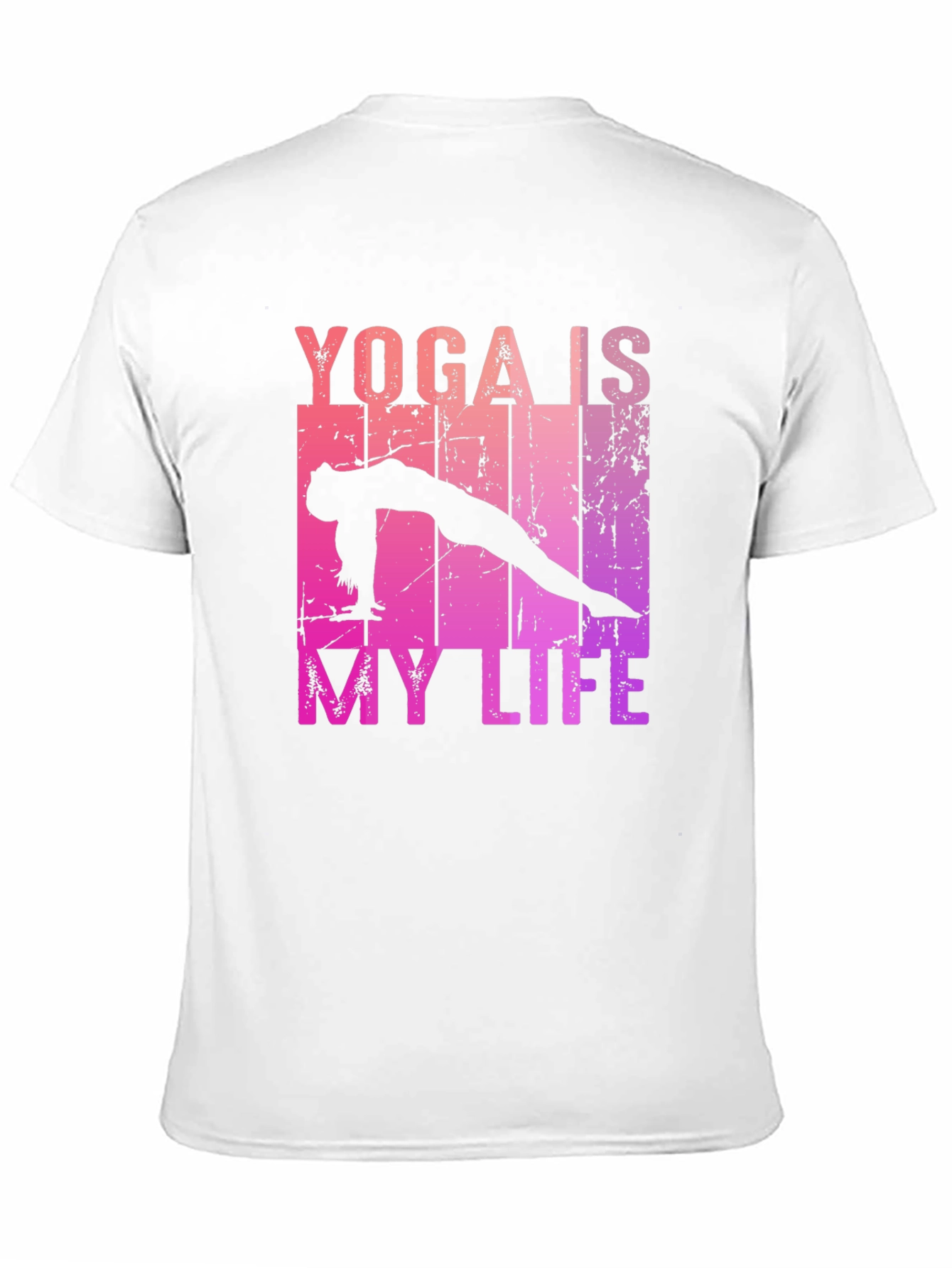 Yoga Is My Life Black T-Shirt