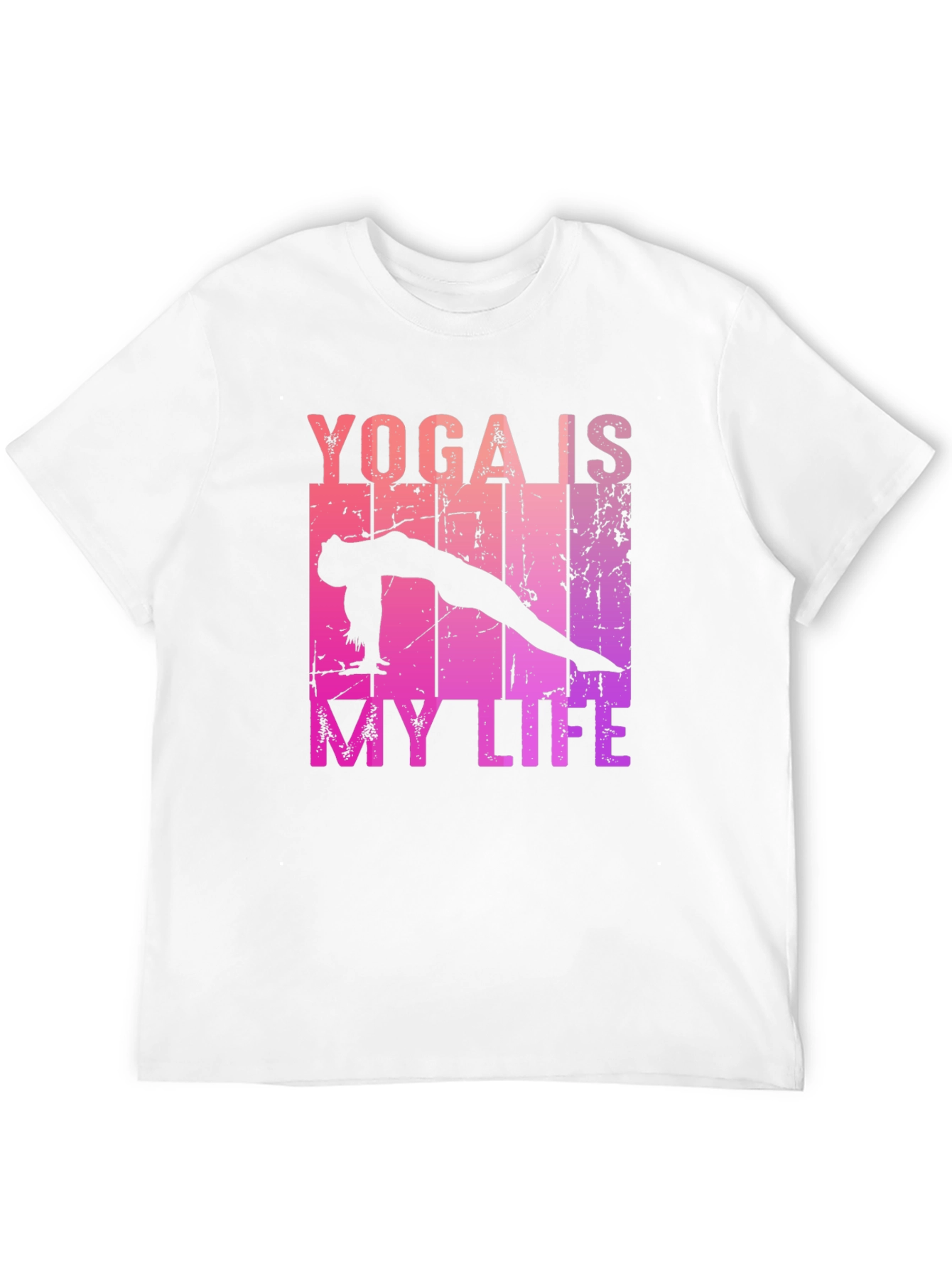 Yoga Is My Life Black T-Shirt
