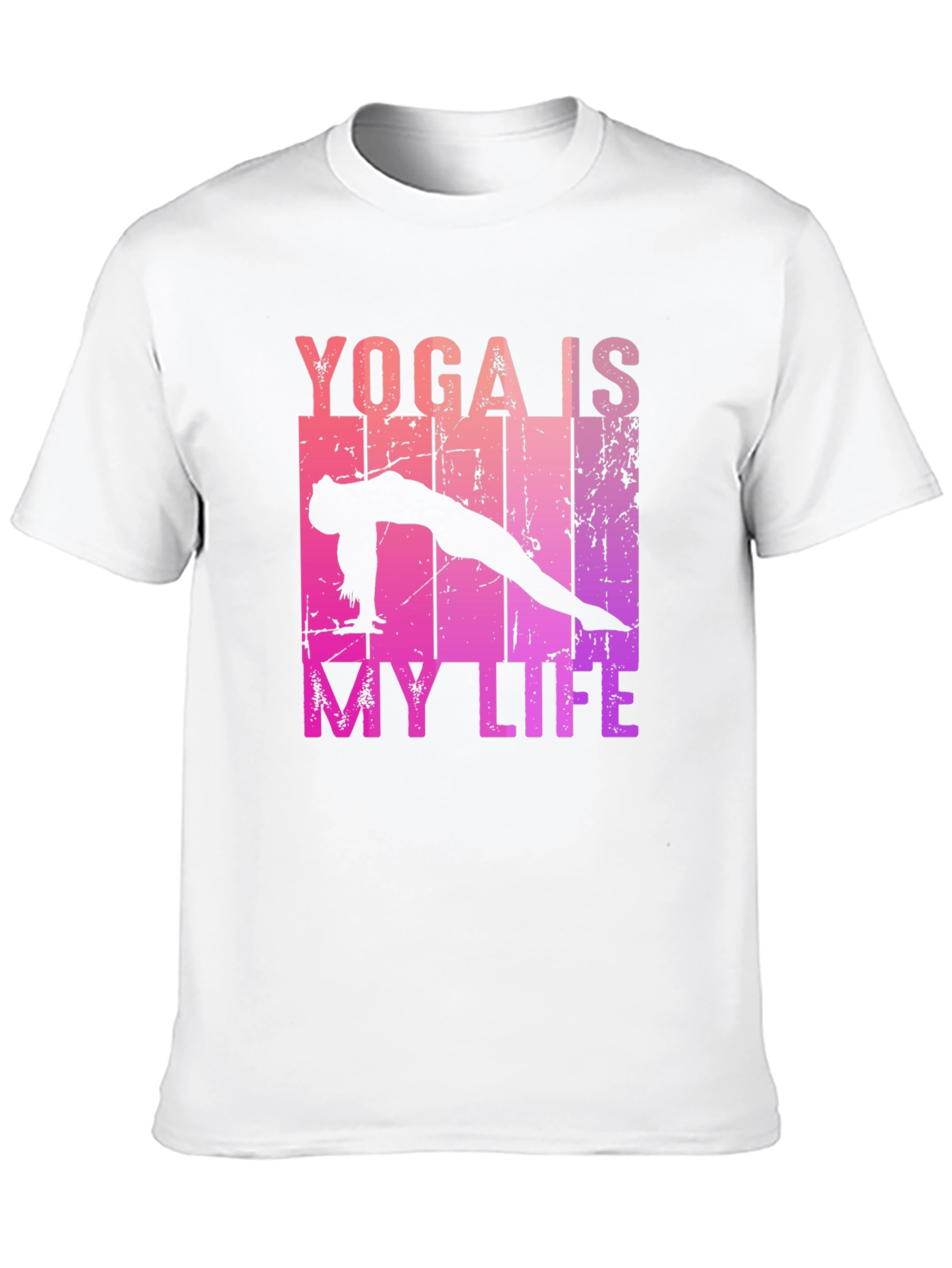 Yoga Is My Life Black T-Shirt