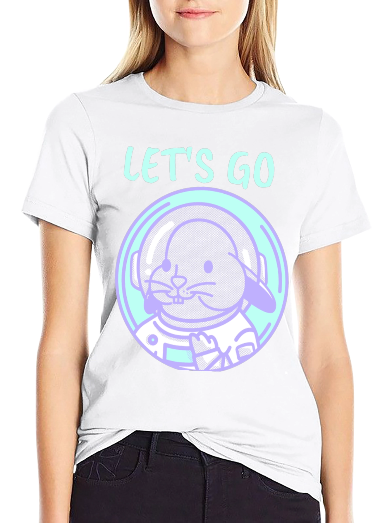 Space Seal T-Shirt - Lets Go!