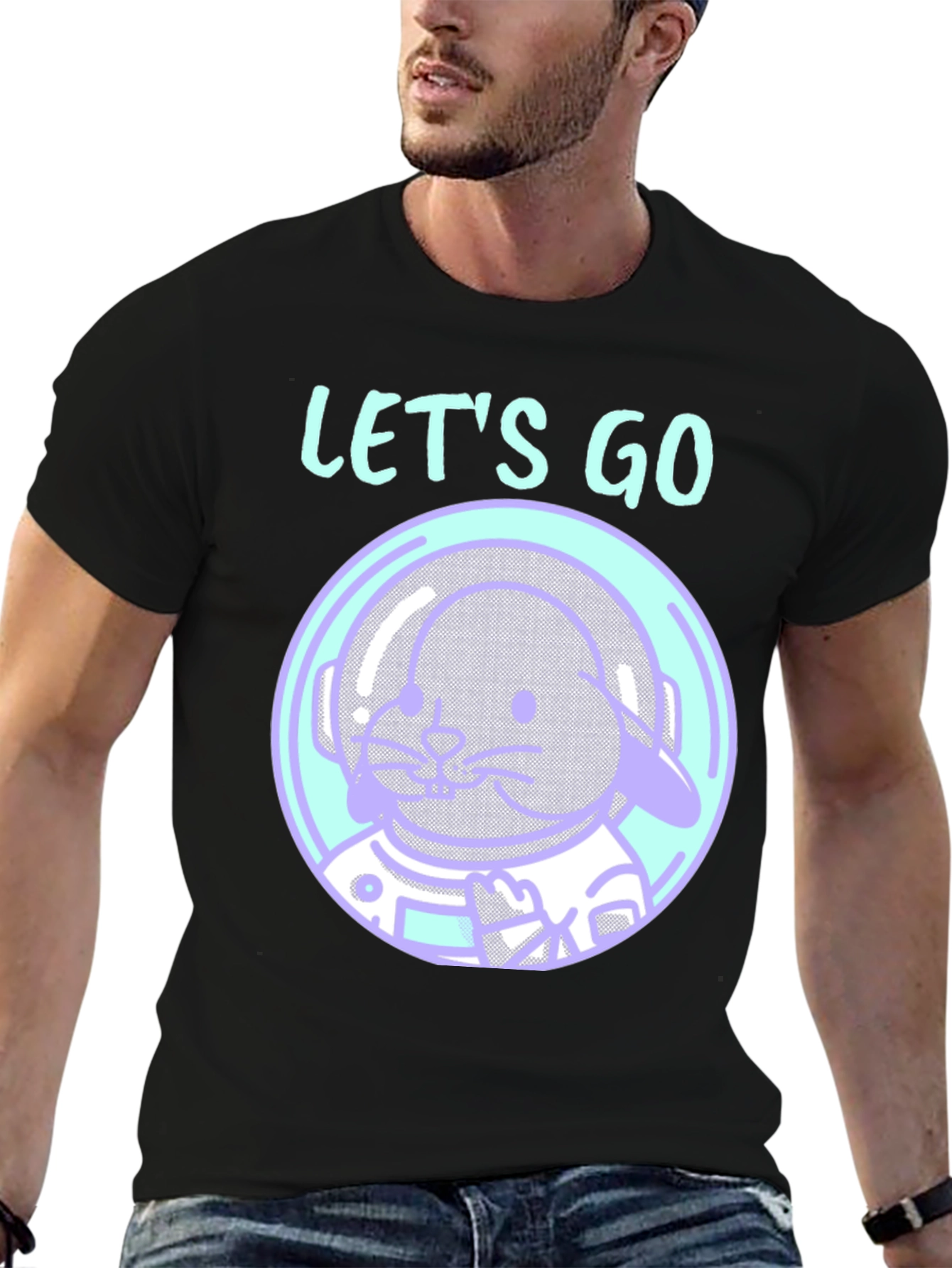 Space Seal T-Shirt - Lets Go!
