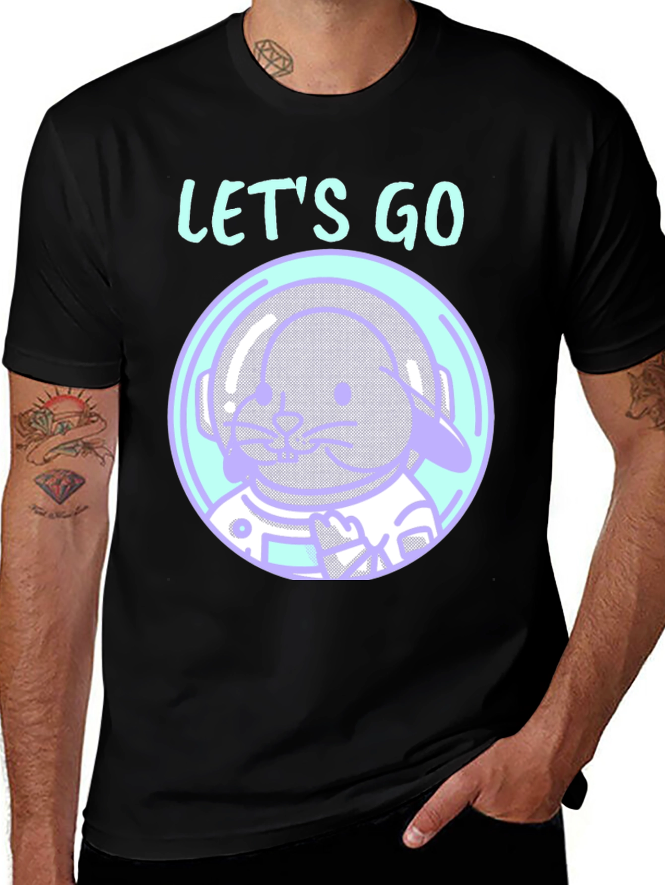 Space Seal T-Shirt - Lets Go!