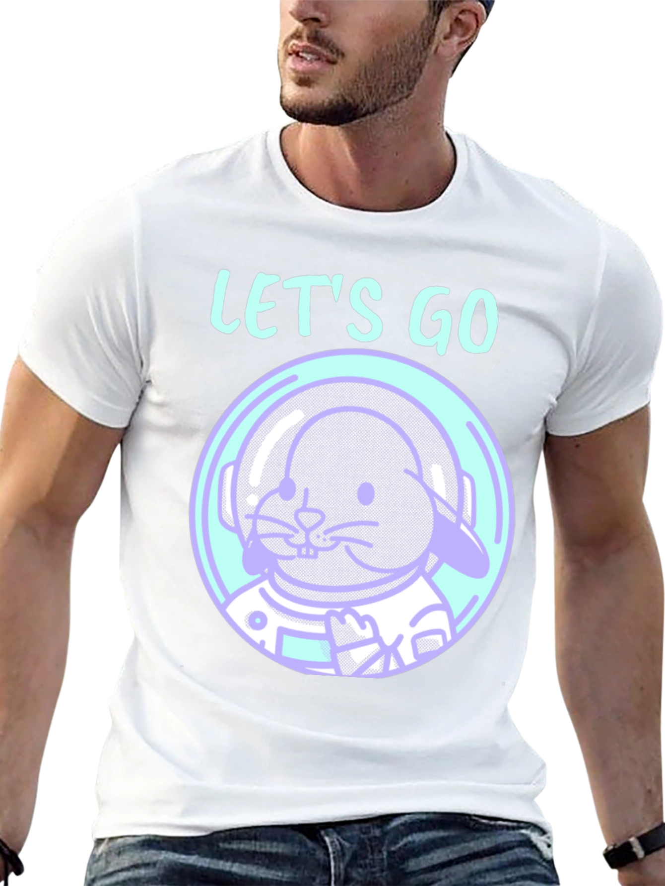 Space Seal T-Shirt - Lets Go!