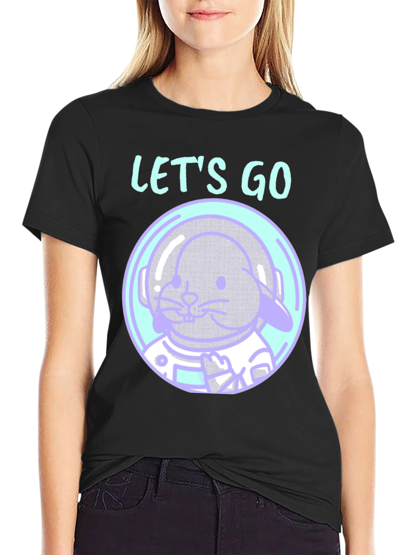 Space Seal T-Shirt - Lets Go!