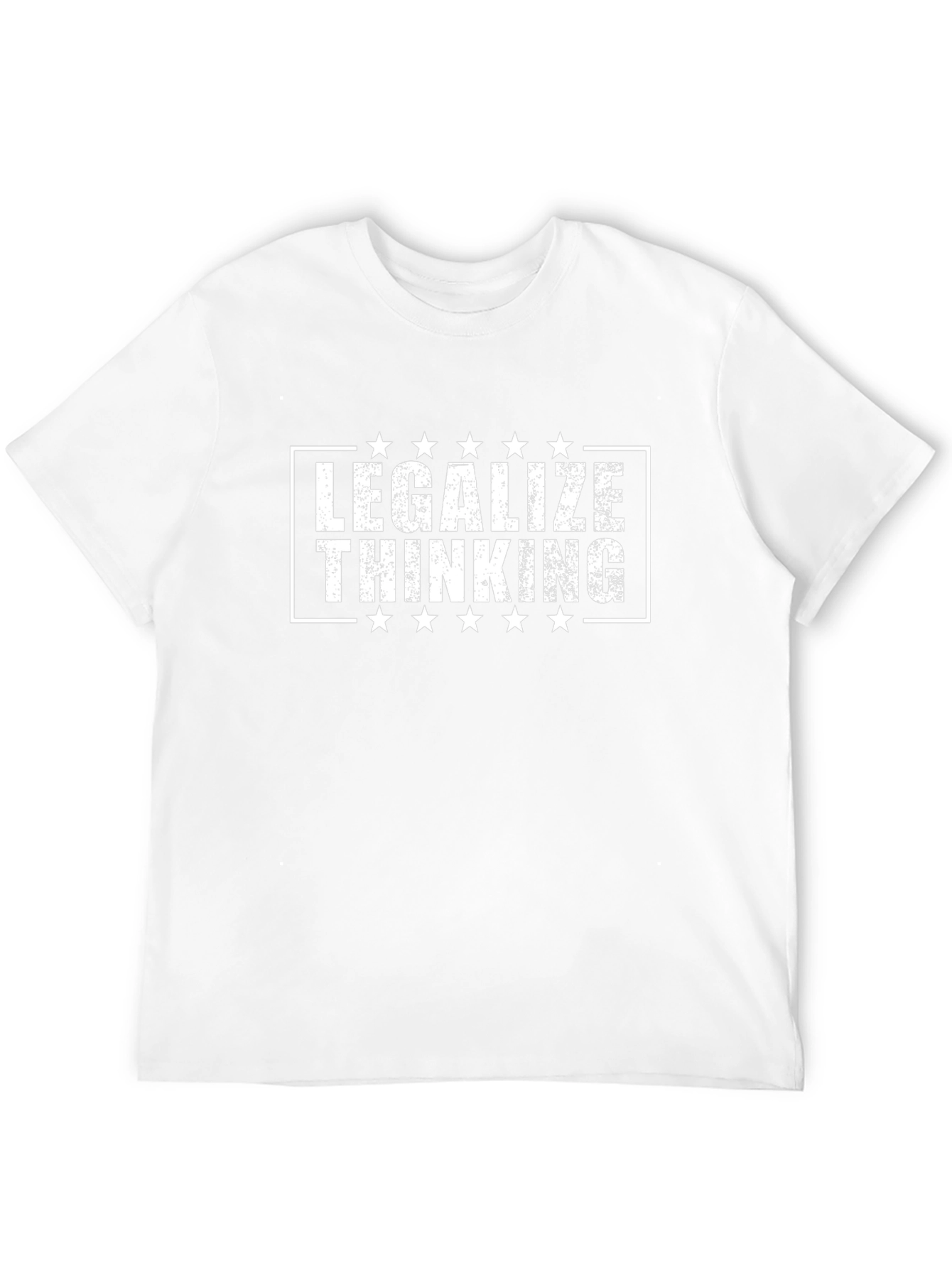 Legalize Thinking Graphic Tee - Black Cotton T-Shirt