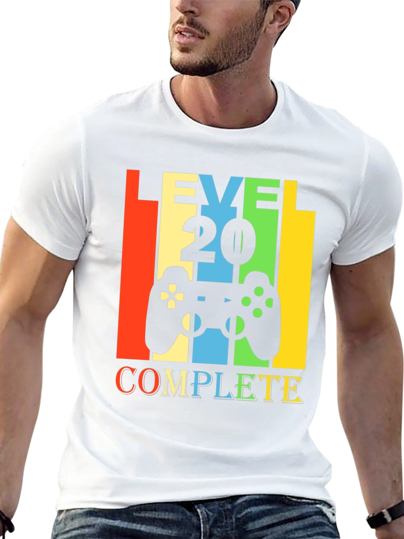 Level 20 Complete T-Shirt - Gamer Birthday Tee