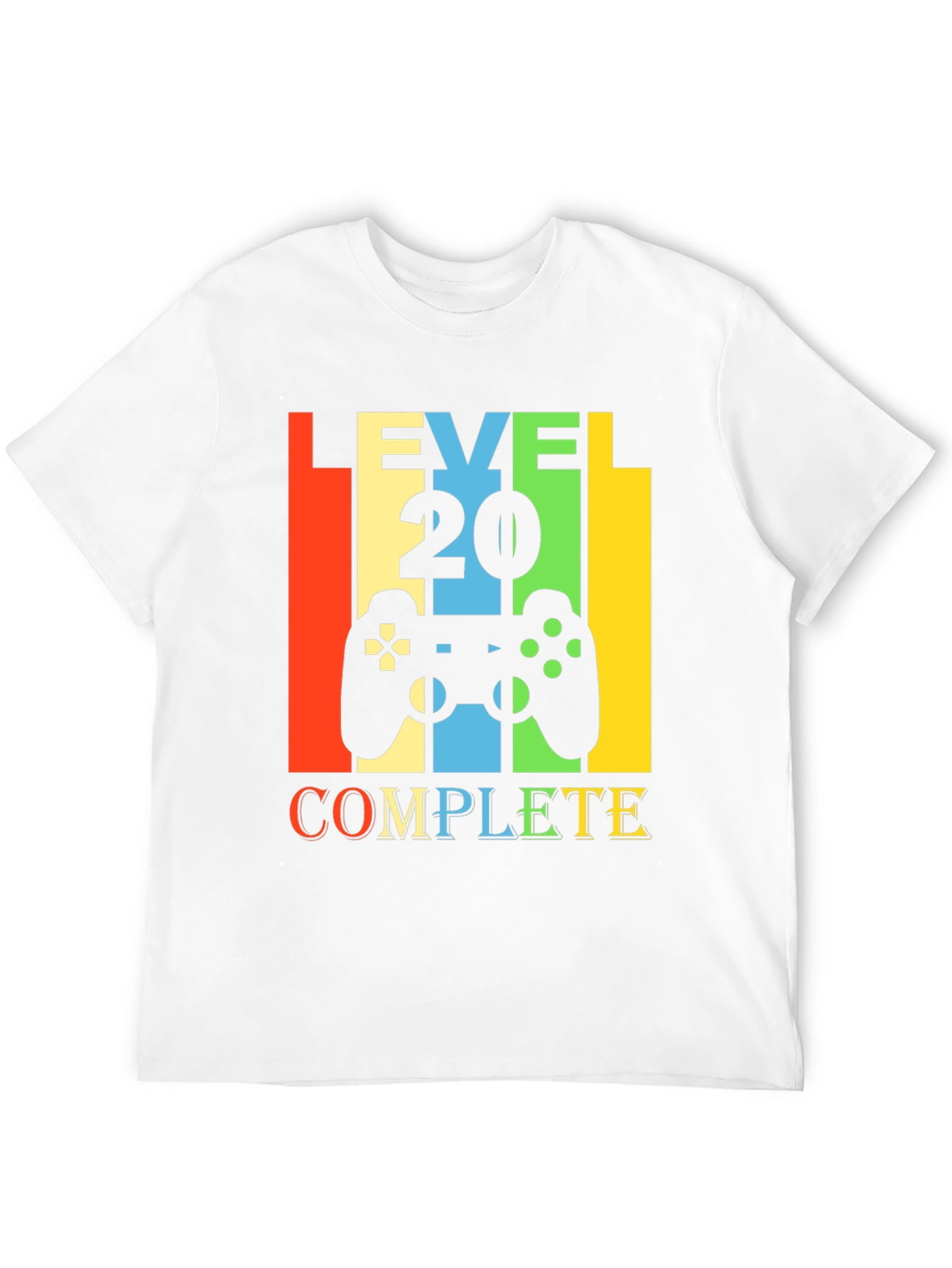 Level 20 Complete T-Shirt - Gamer Birthday Tee
