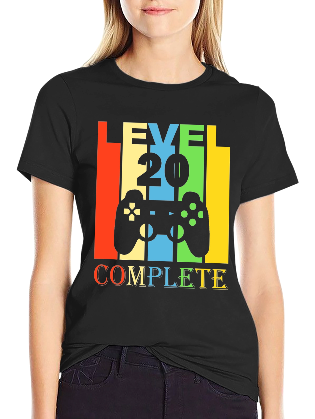 Level 20 Complete T-Shirt - Gamer Birthday Tee