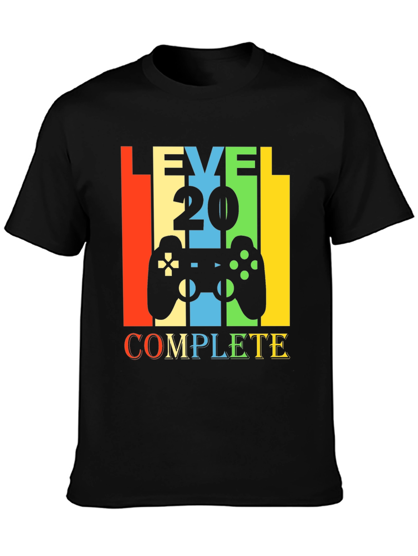 Level 20 Complete T-Shirt - Gamer Birthday Tee