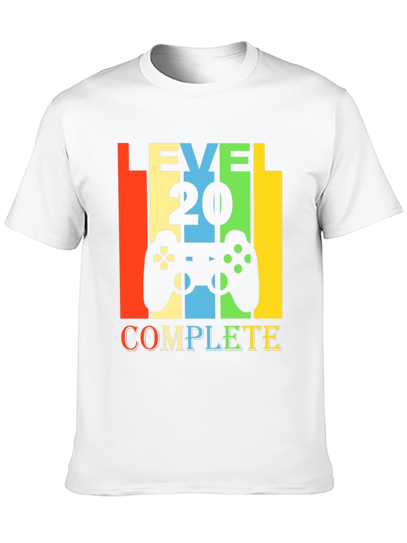 Level 20 Complete T-Shirt - Gamer Birthday Tee