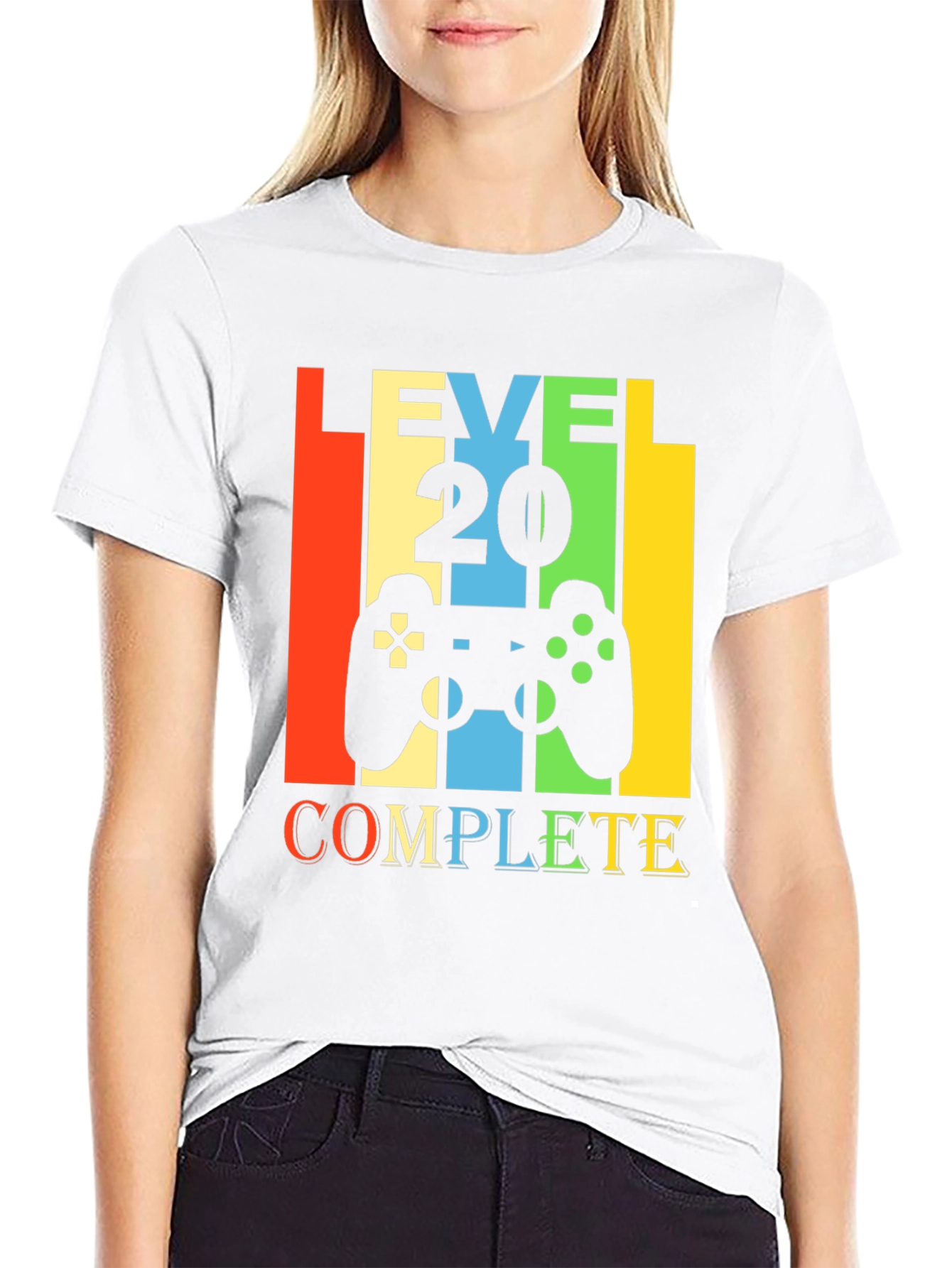 Level 20 Complete T-Shirt - Gamer Birthday Tee