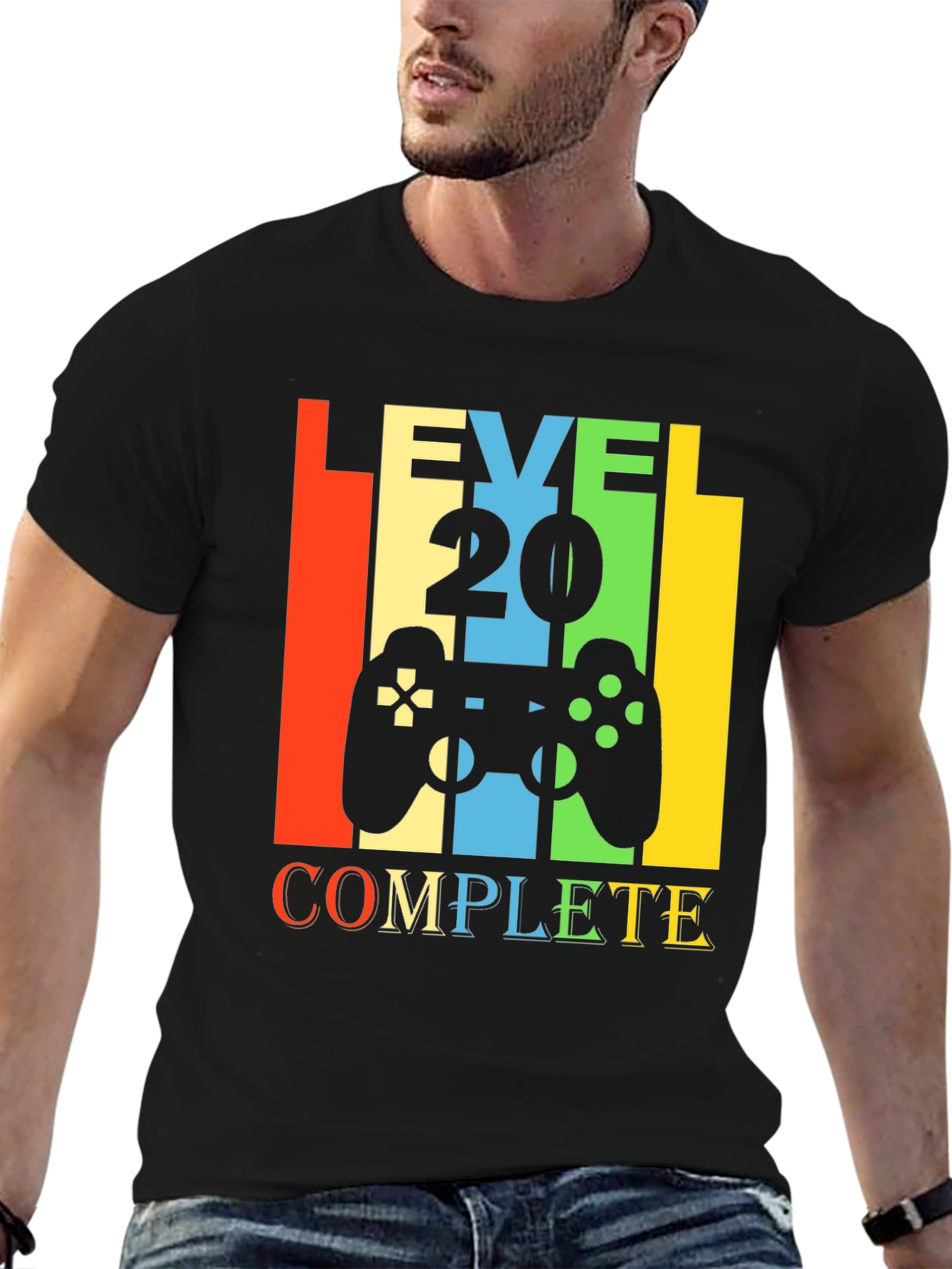 Level 20 Complete T-Shirt - Gamer Birthday Tee
