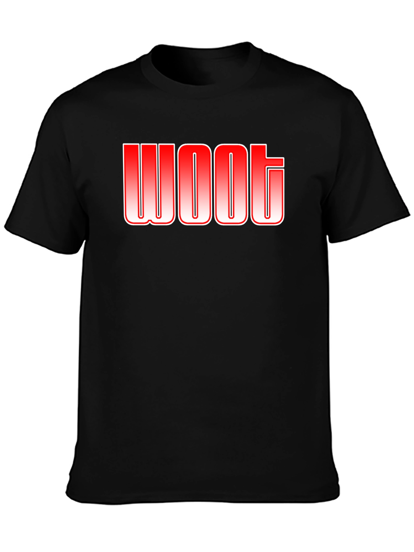 Woot Graphic Tee - Trendy Casual Cotton T-Shirt