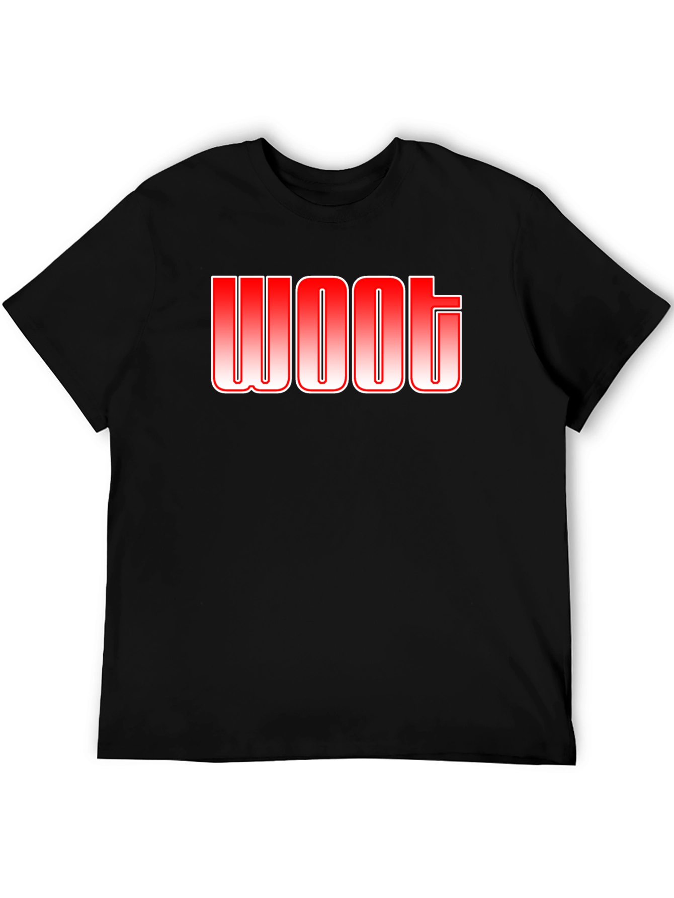 Woot Graphic Tee - Trendy Casual Cotton T-Shirt