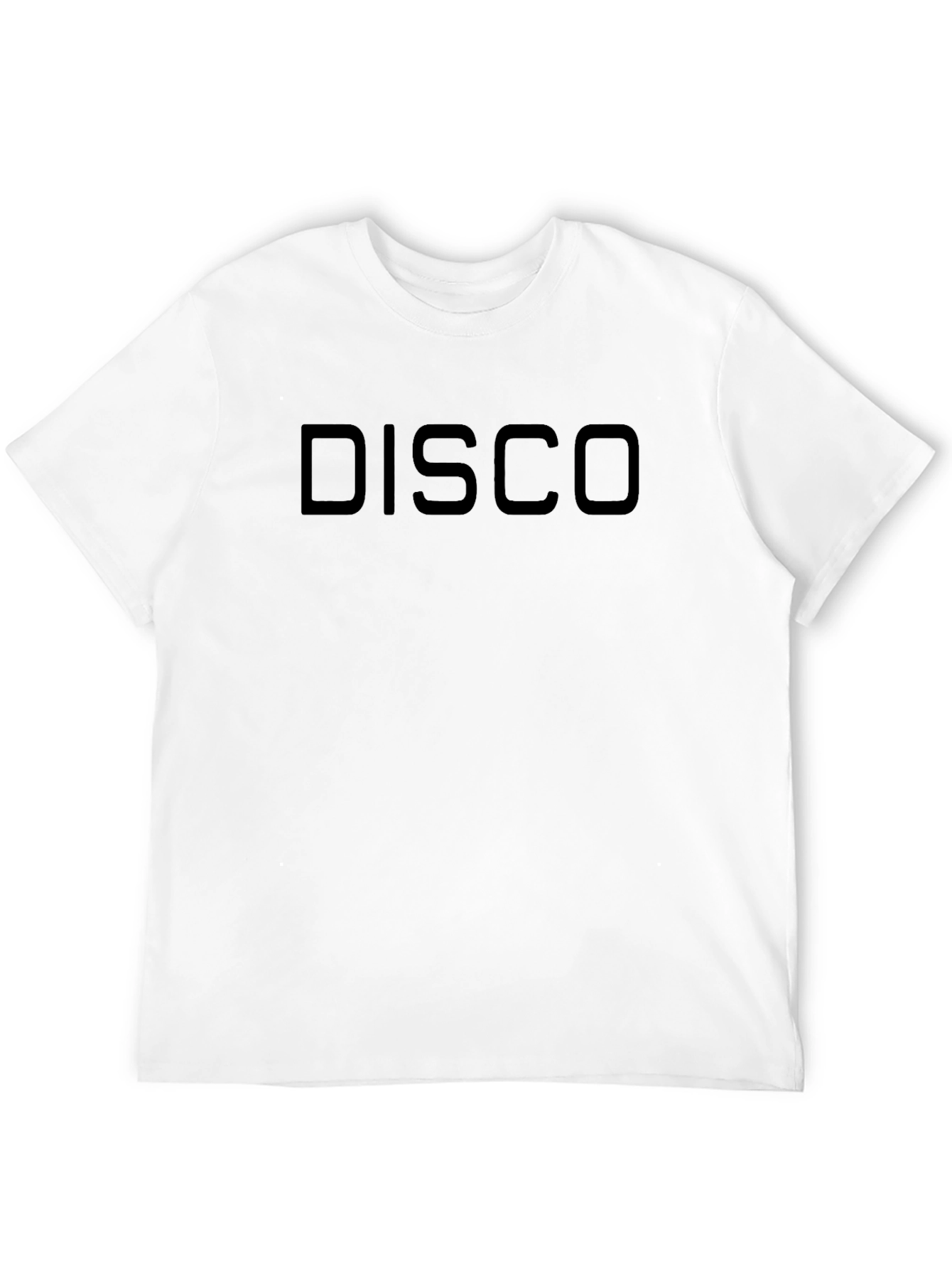 Black Disco Graphic Crew Neck T-Shirt