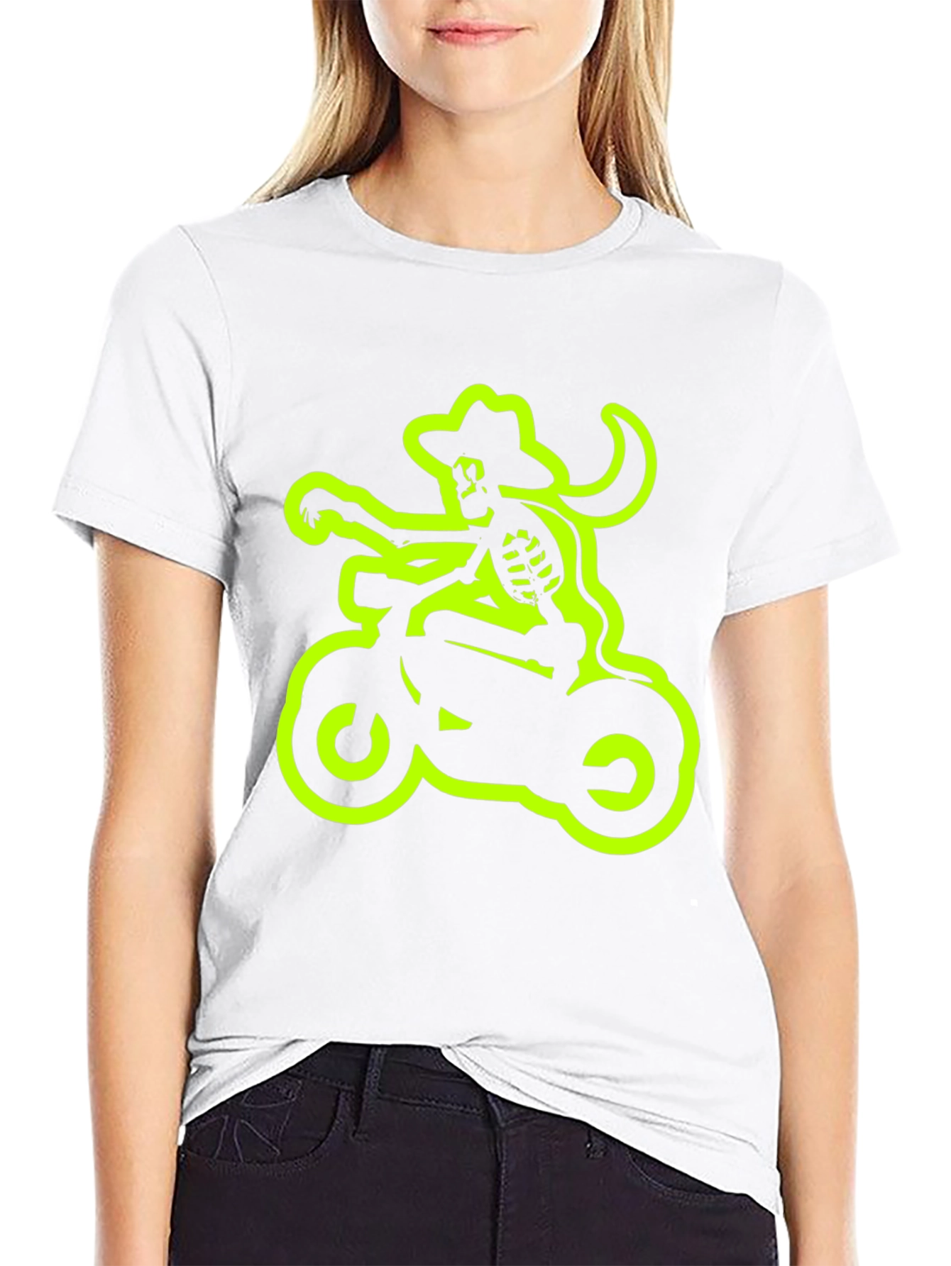 Skeleton Rider Black T-Shirt