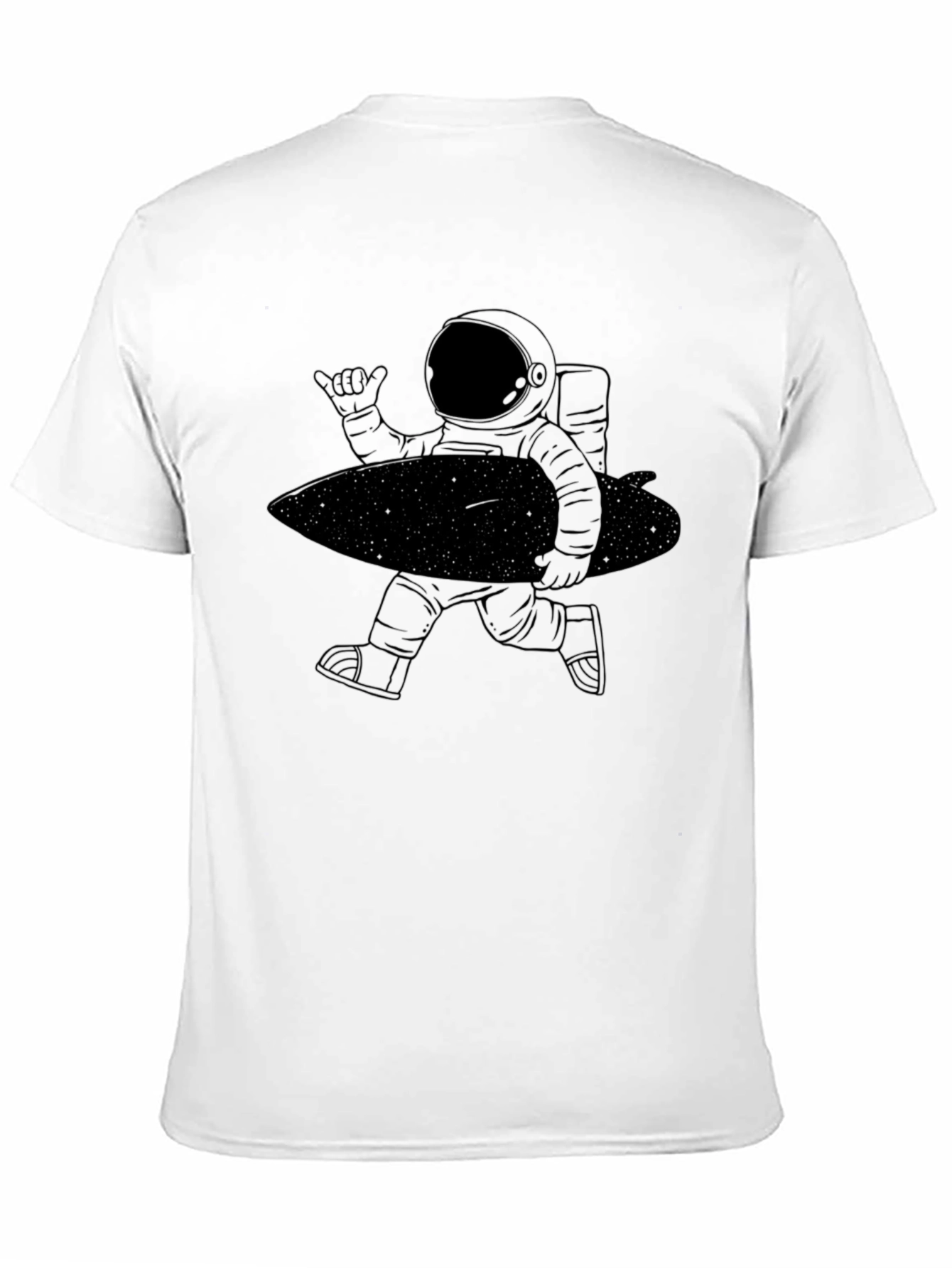 Astronaut Surfer Graphic T-Shirt